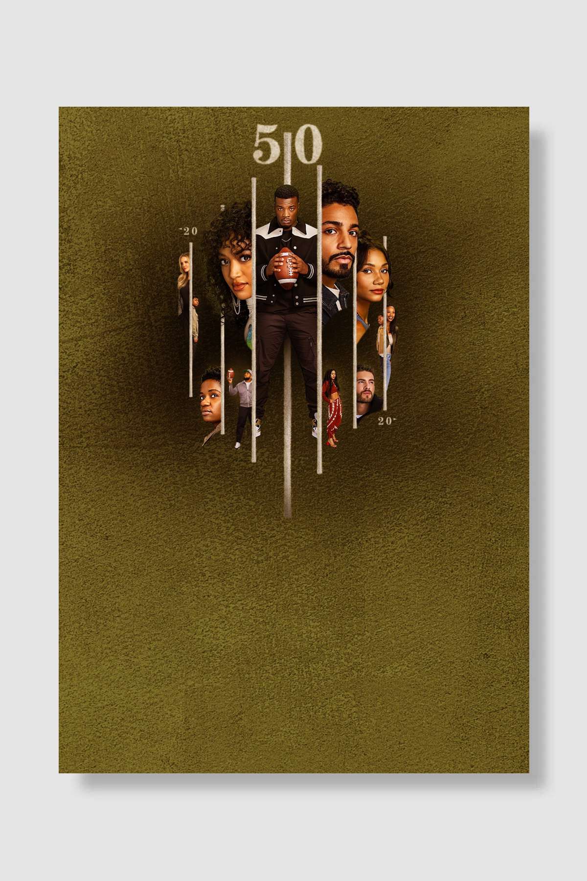 All American Dizi Poster Çerçevesiz Yüksek Kalite Dizi Afiş Duvar Poster