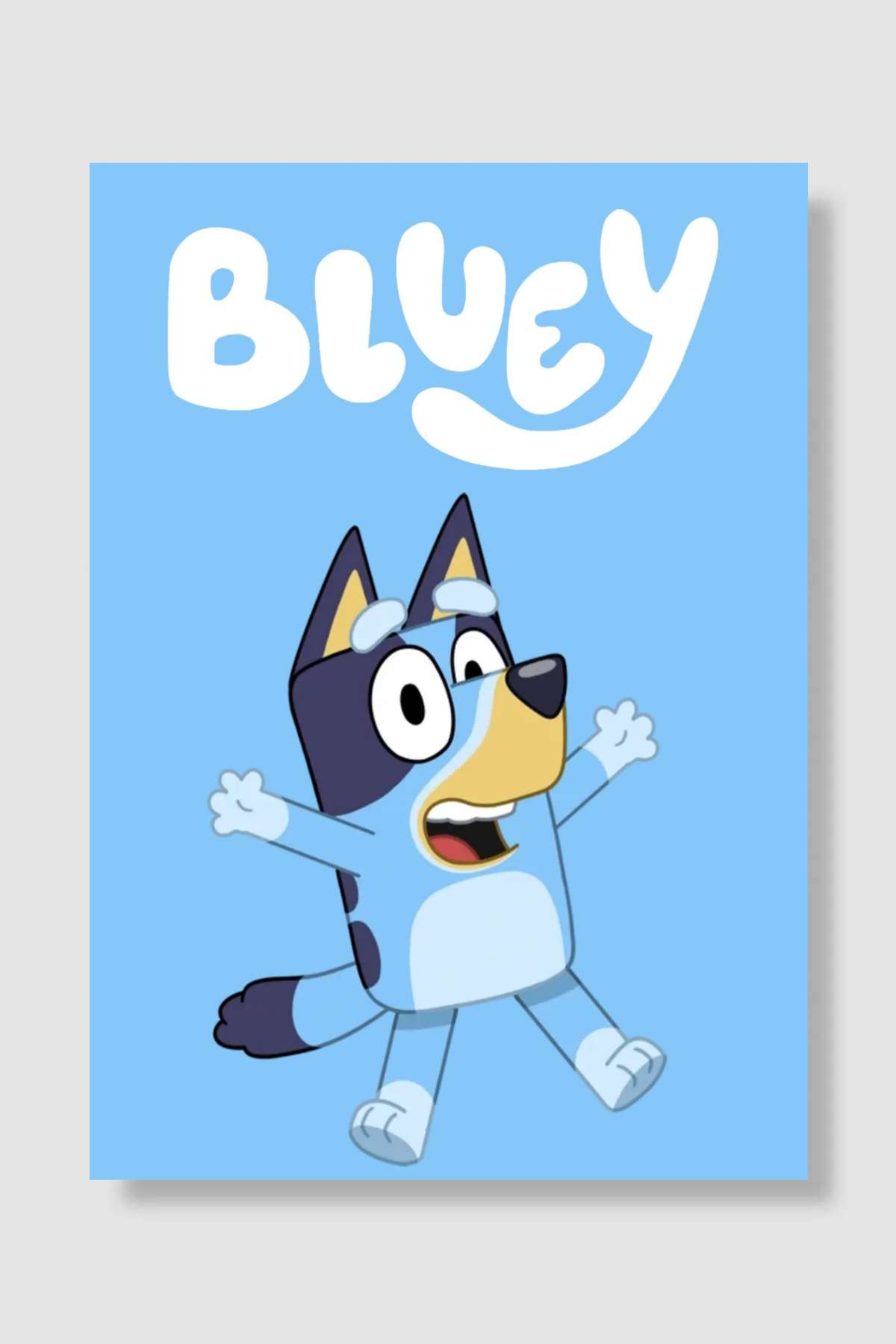 Bluey Dizi Poster Çerçevesiz Yüksek Kalite Dizi Afiş Duvar Poster