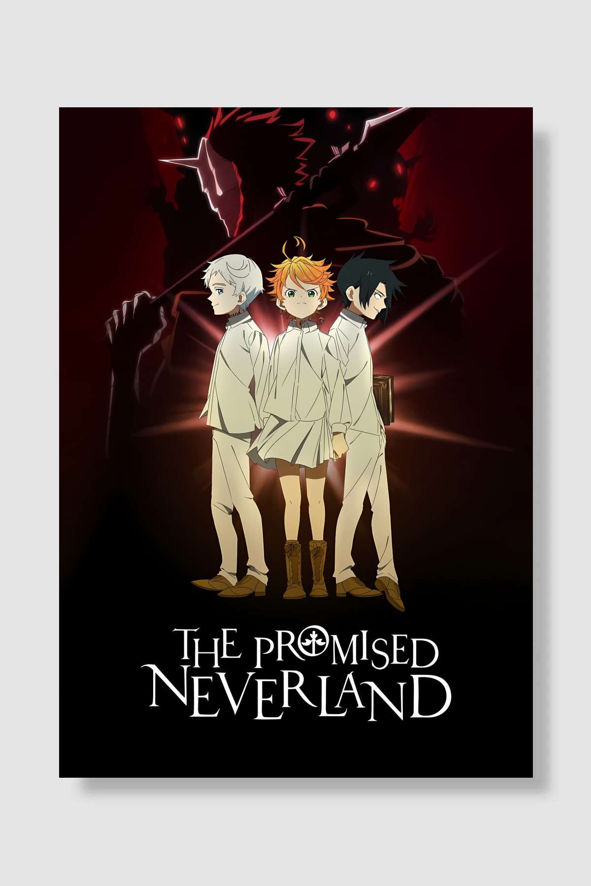 Vaat Edilen Neverland - 約束のネバーランド Dizi Poster Çerçevesiz Yüksek Kalite Dizi Afiş Duvar Poster