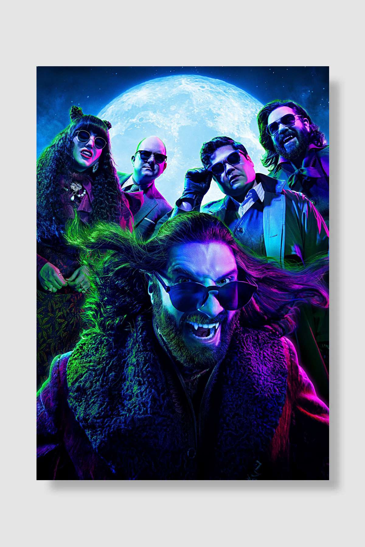 What We Do in the Shadows Dizi Poster Çerçevesiz Yüksek Kalite Dizi Afiş Duvar Poster