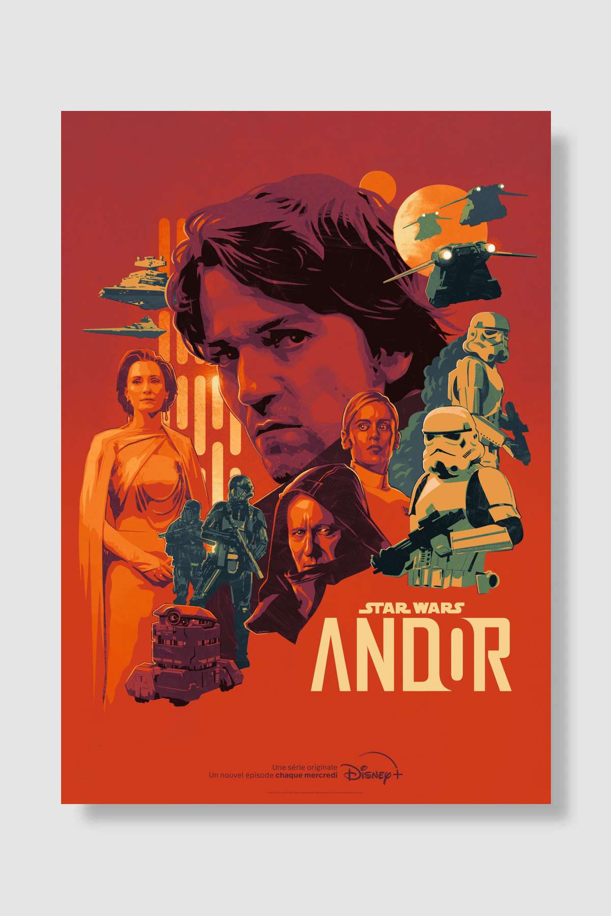 Star Wars: Andor Dizi Poster Çerçevesiz Yüksek Kalite Dizi Afiş Duvar Poster - En İyi Fiyatlarla
