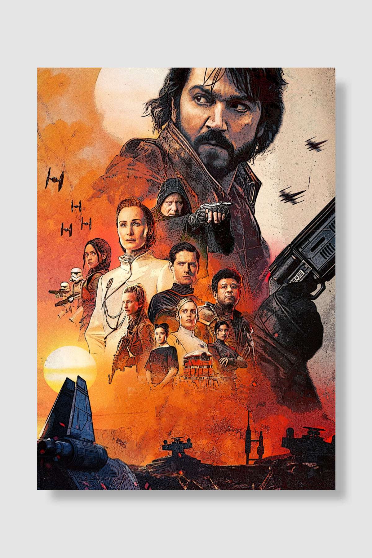 Star Wars: Andor Dizi Poster Çerçevesiz Yüksek Kalite Dizi Afiş Duvar Poster - En İyi Fiyatlarla