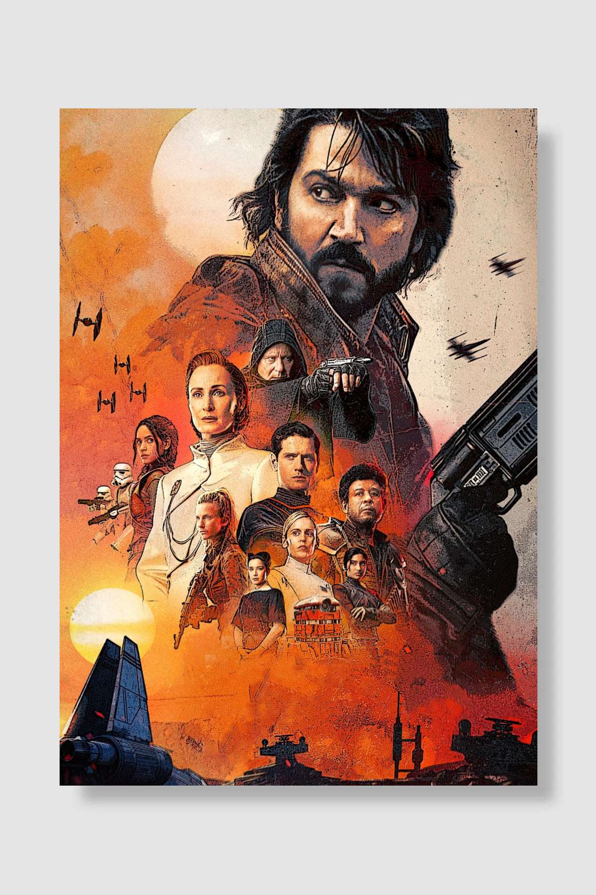 Star Wars: Andor Dizi Poster Çerçevesiz Yüksek Kalite Dizi Afiş Duvar Poster - En İyi Fiyatlarla