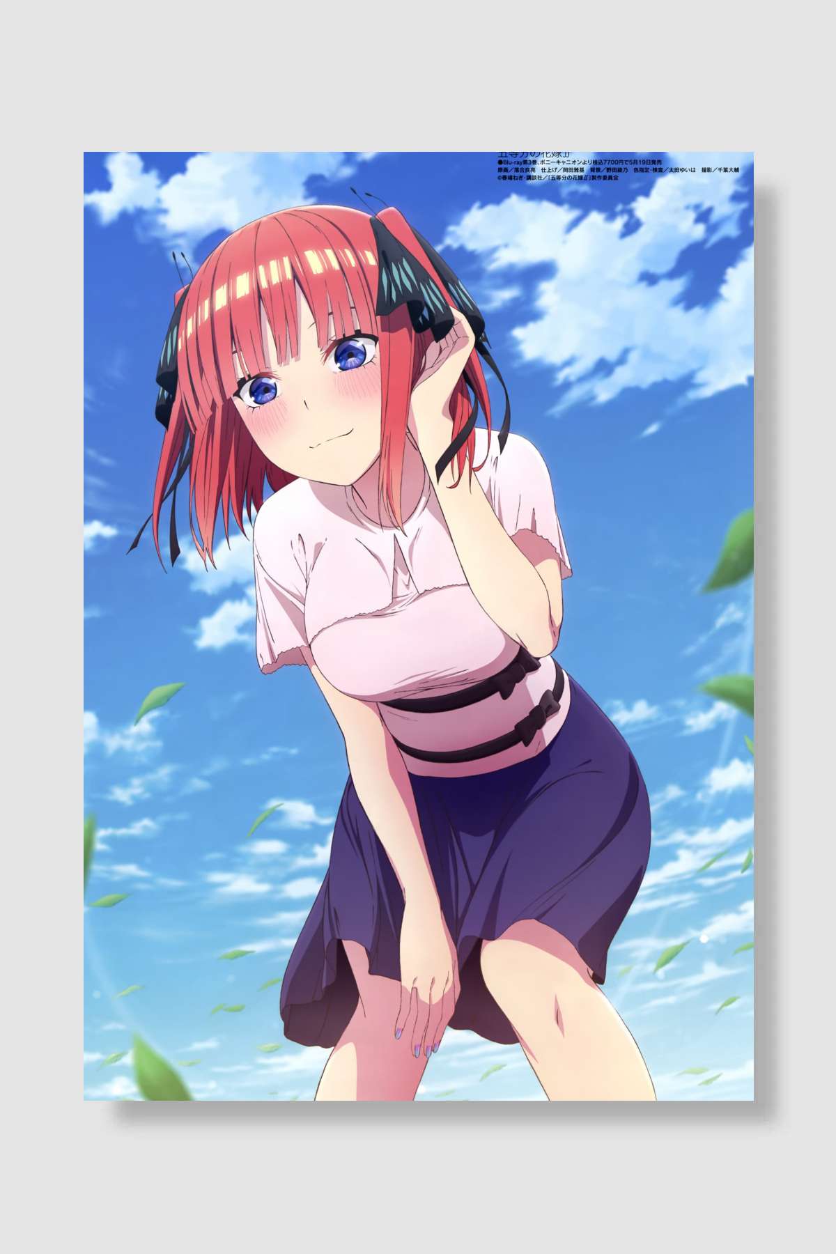 5-toubun no Hanayome - 五等分の花嫁 Dizi Poster Çerçevesiz Yüksek Kalite Dizi Afiş Duvar Poster