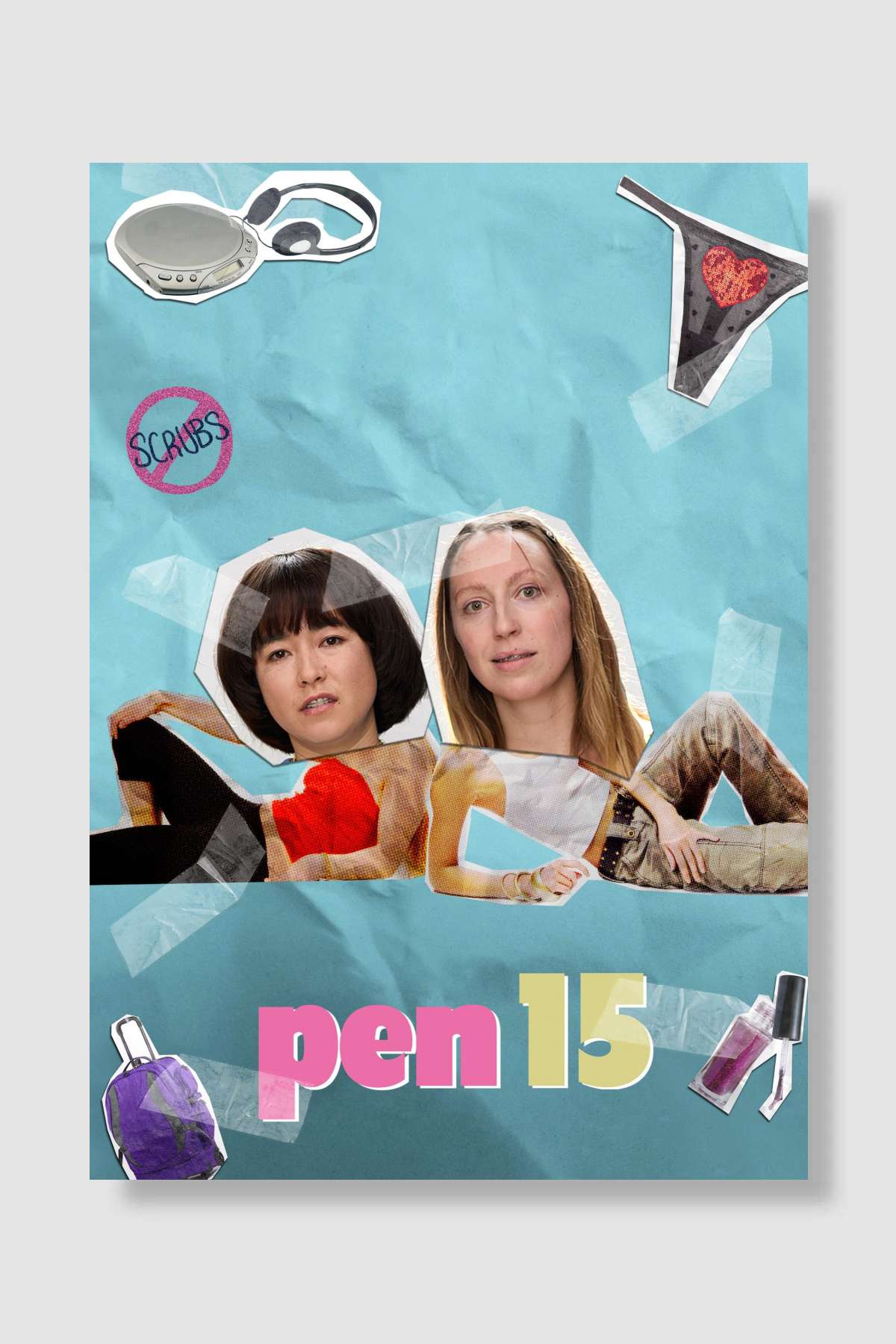 PEN15 Dizi Poster Çerçevesiz Yüksek Kalite Dizi Afiş Duvar Poster