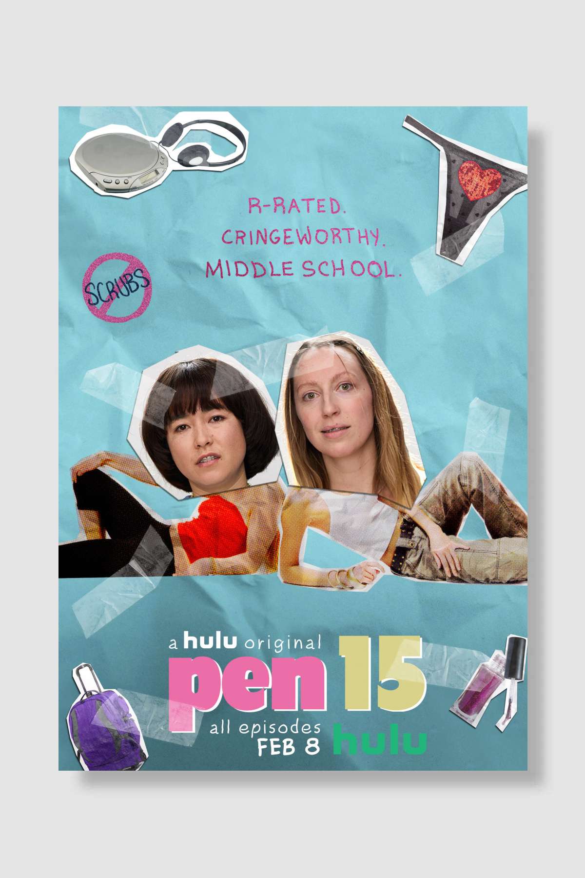PEN15 Dizi Poster Çerçevesiz Yüksek Kalite Dizi Afiş Duvar Poster