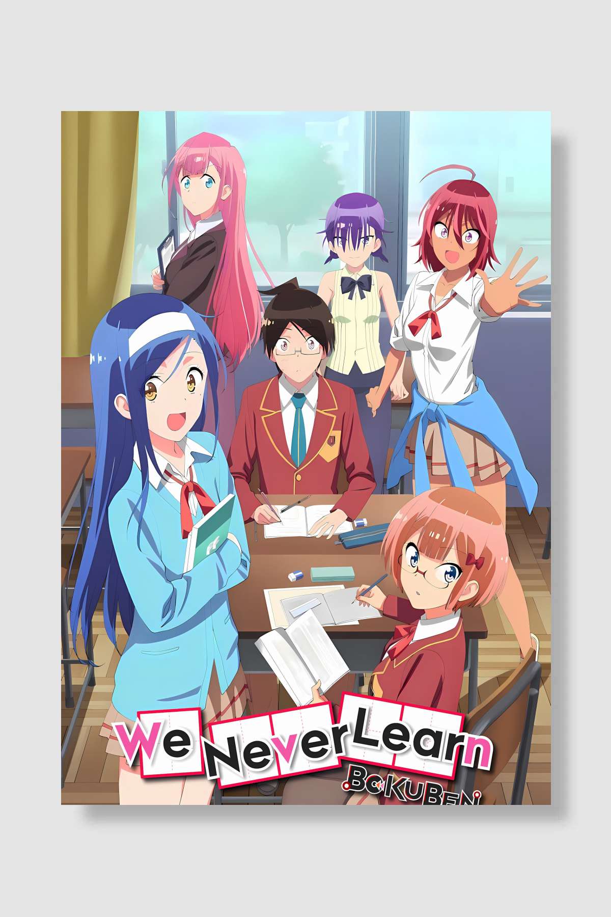ぼくたちは勉強ができない Dizi Poster Çerçevesiz Yüksek Kalite Dizi Afiş Duvar Poster