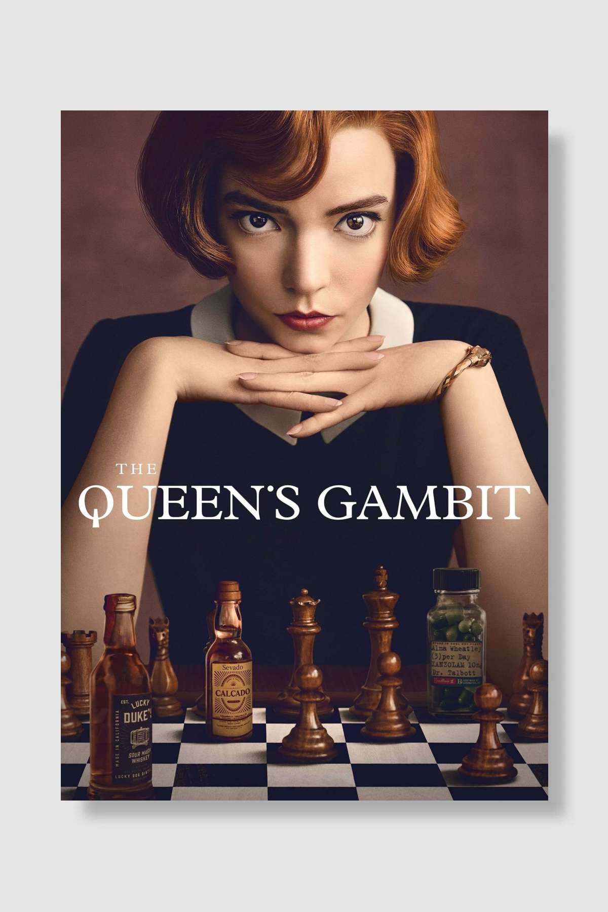 The Queen's Gambit Dizi Poster Çerçevesiz Yüksek Kalite Dizi Afiş Duvar Poster