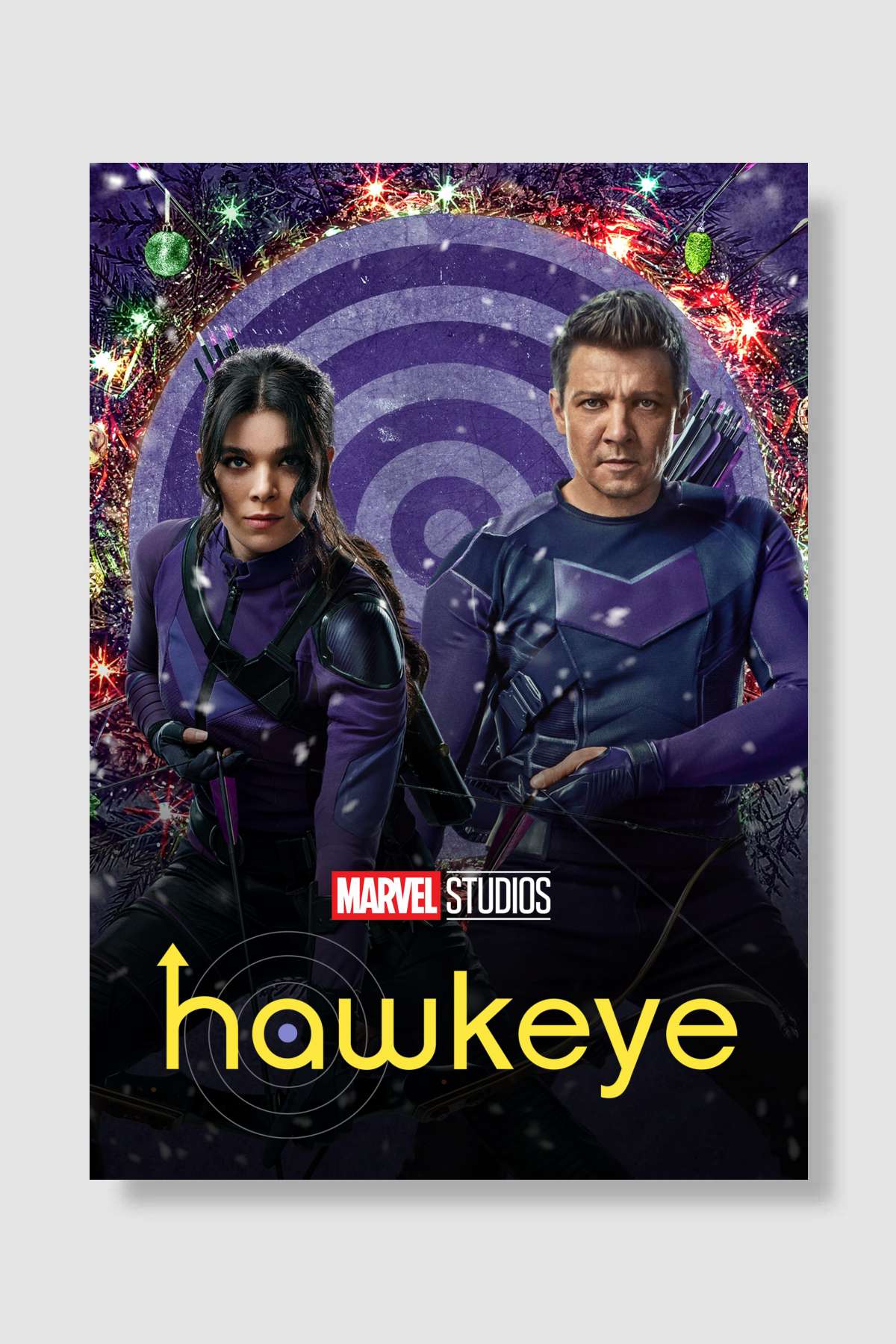 Hawkeye Dizi Poster Çerçevesiz Yüksek Kalite Dizi Afiş Duvar Poster