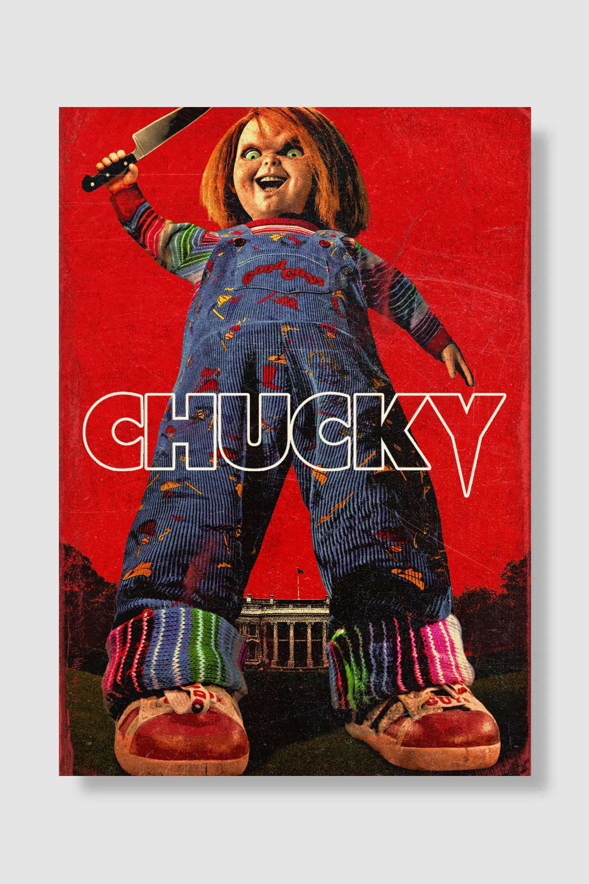 Chucky Dizi Poster Çerçevesiz Yüksek Kalite Dizi Afiş Duvar Poster