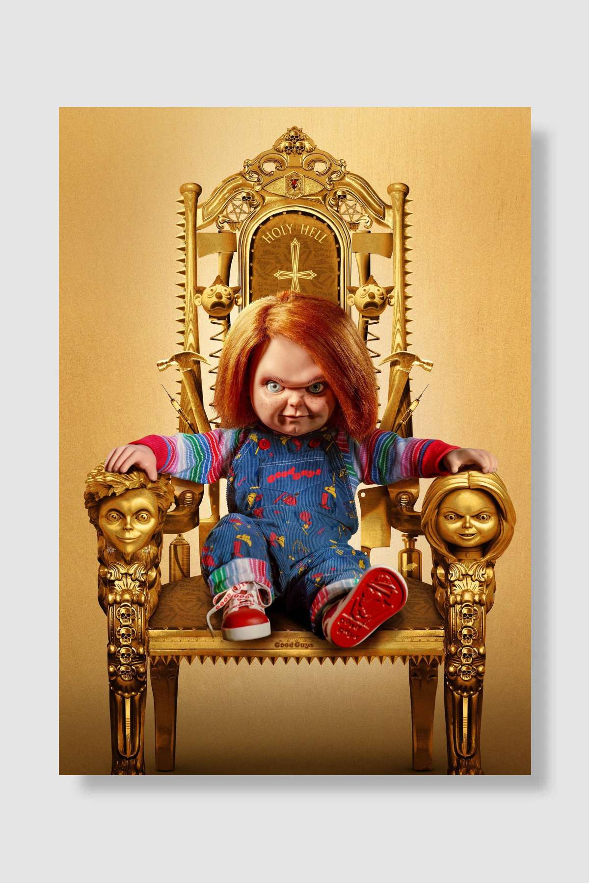 Chucky Dizi Poster Çerçevesiz Yüksek Kalite Dizi Afiş Duvar Poster