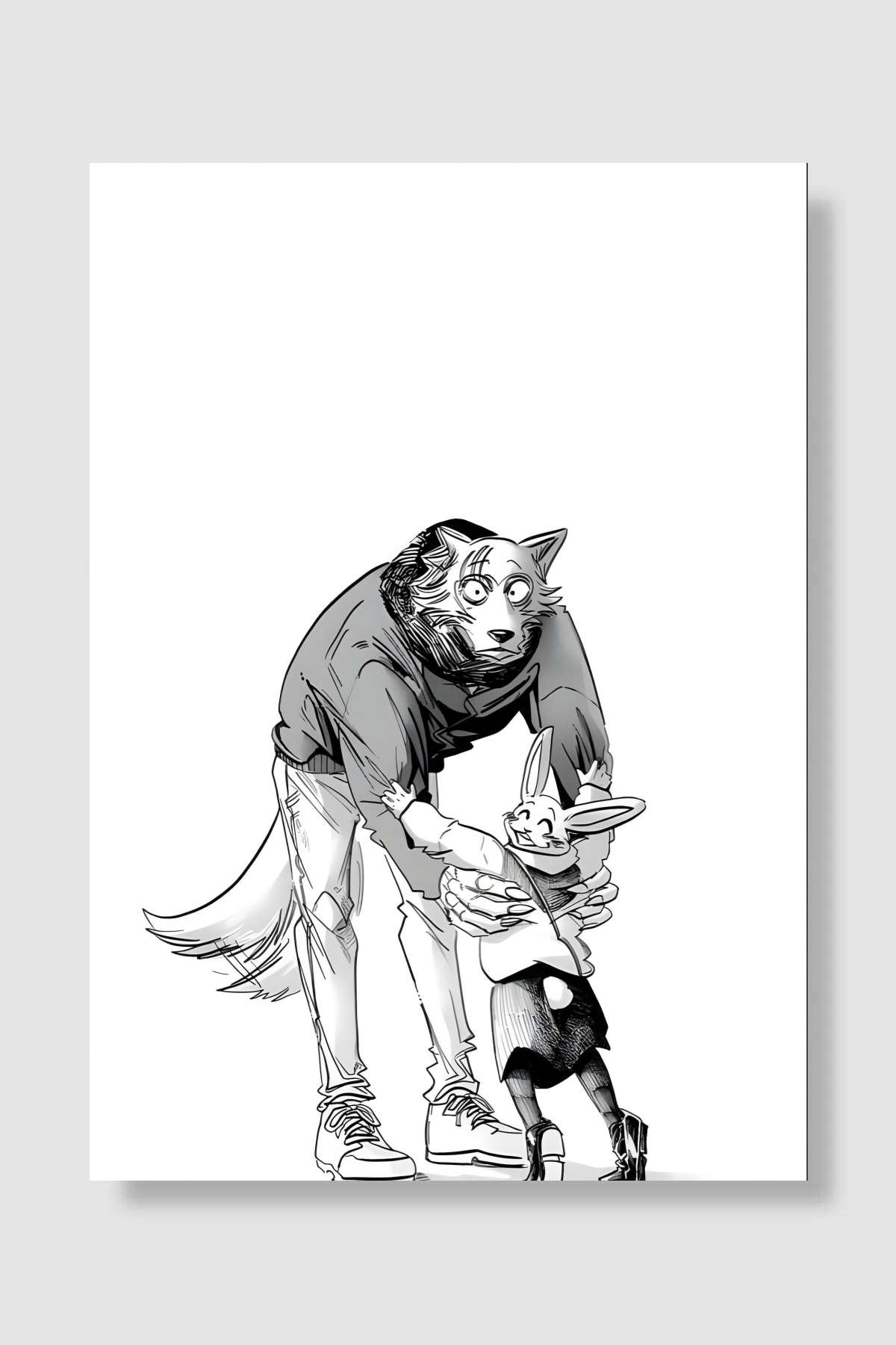 BEASTARS ビースターズ Dizi Poster Çerçevesiz Yüksek Kalite Dizi Afiş Duvar Poster