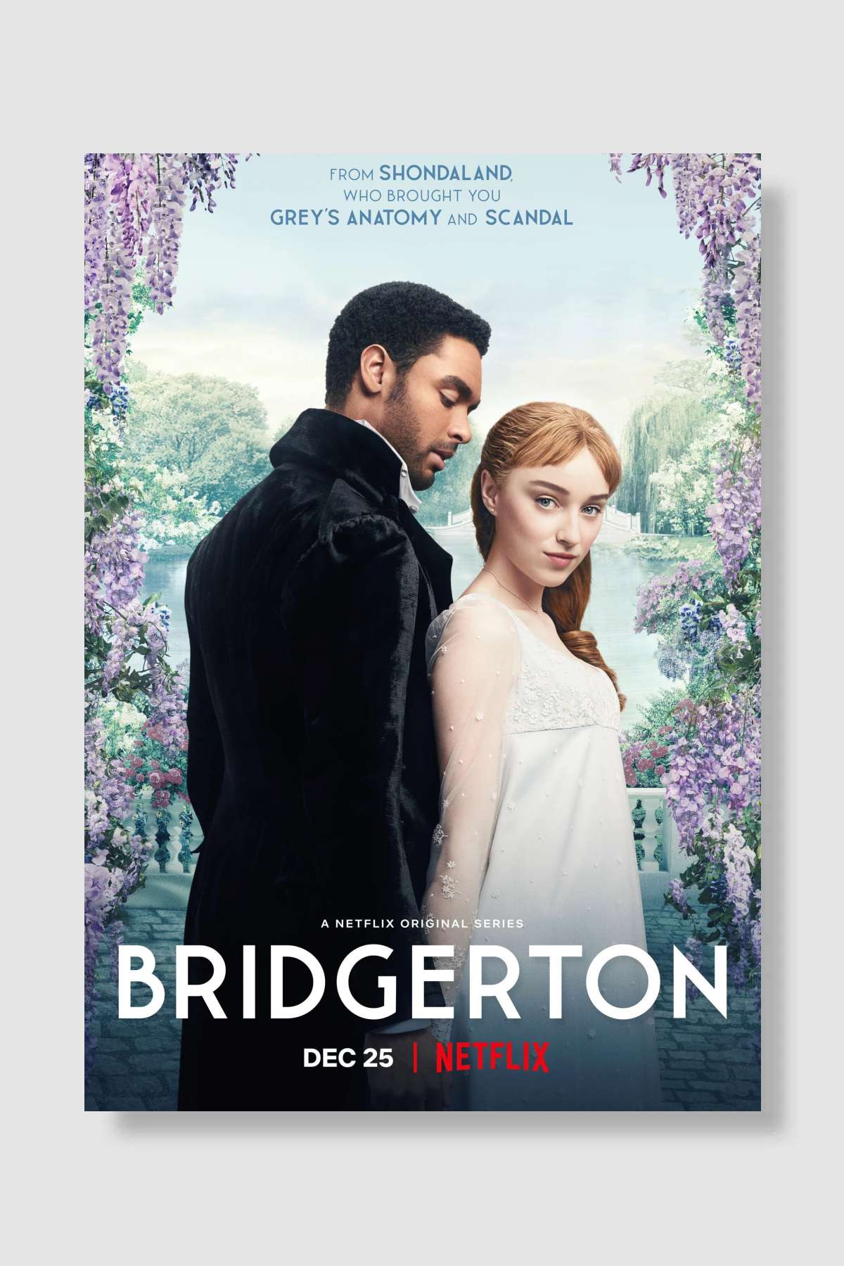 Bridgerton Dizi Poster Çerçevesiz Yüksek Kalite Dizi Afiş Duvar Poster