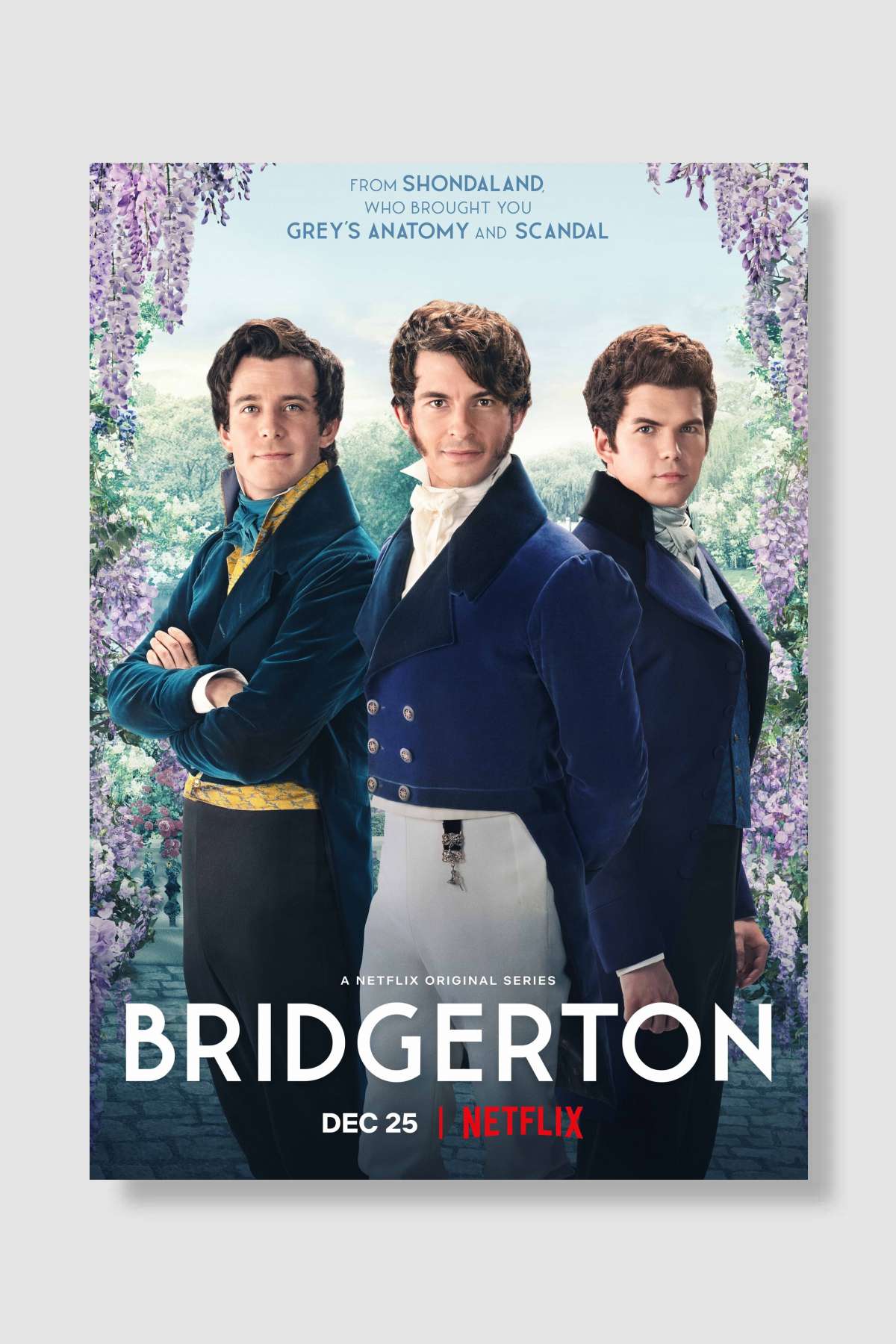 Bridgerton Dizi Poster Çerçevesiz Yüksek Kalite Dizi Afiş Duvar Poster