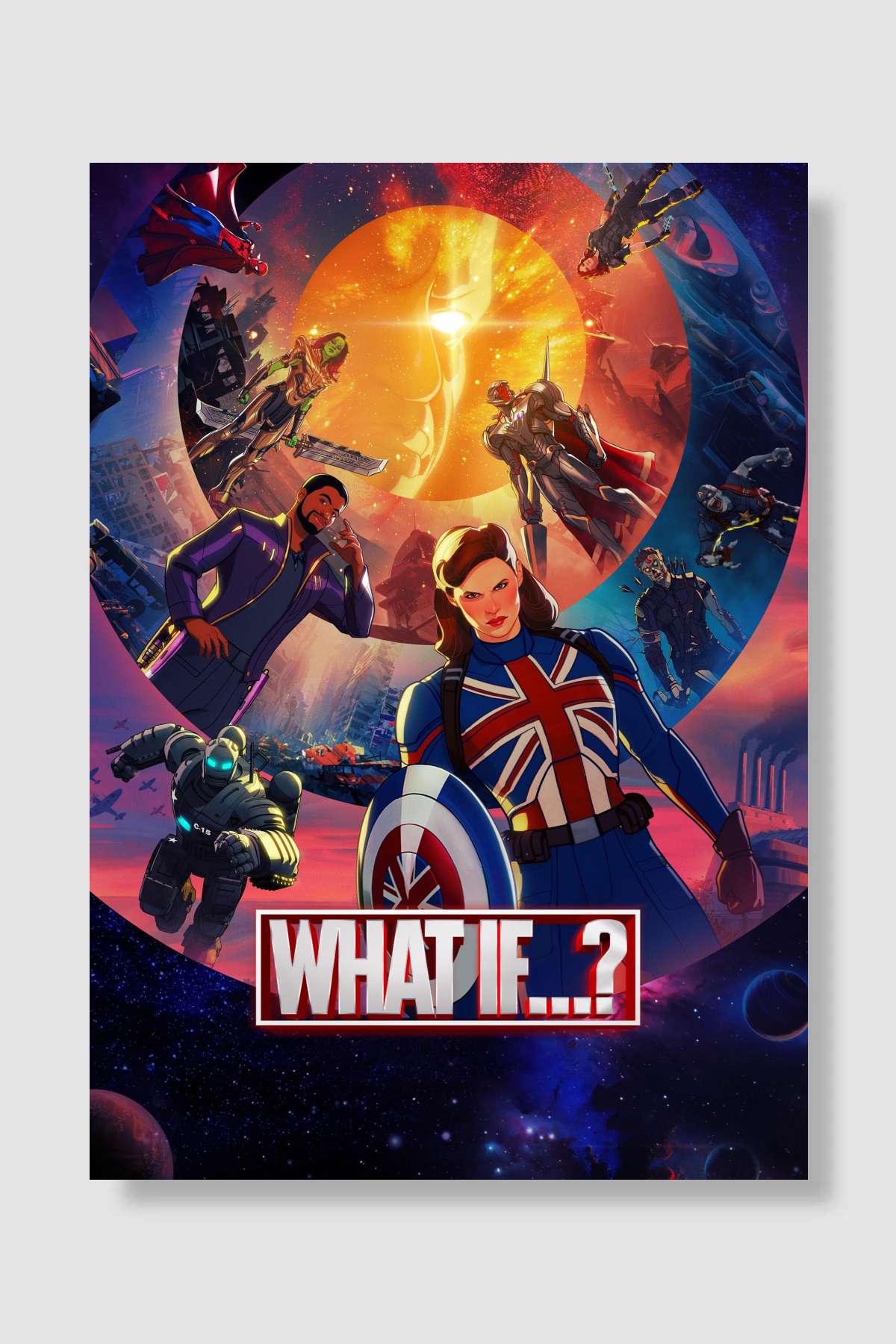 What If...? Dizi Poster Çerçevesiz Yüksek Kalite Dizi Afiş Duvar Poster