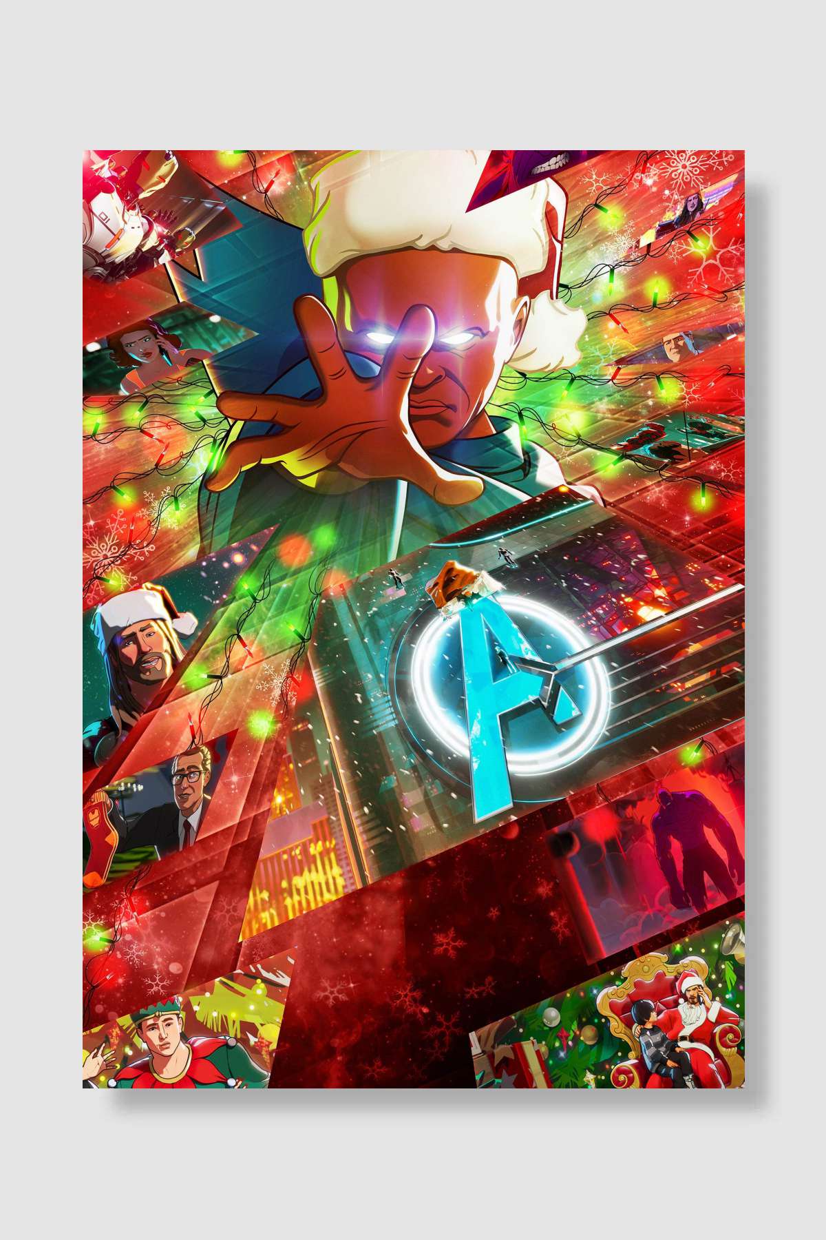 What If...? Dizi Poster Çerçevesiz Yüksek Kalite Dizi Afiş Duvar Poster