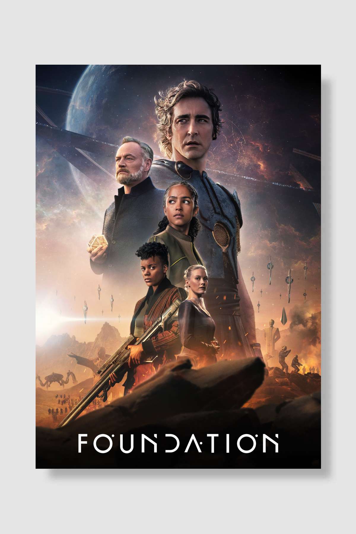 Foundation Dizi Poster Çerçevesiz Yüksek Kalite Dizi Afiş Duvar Poster