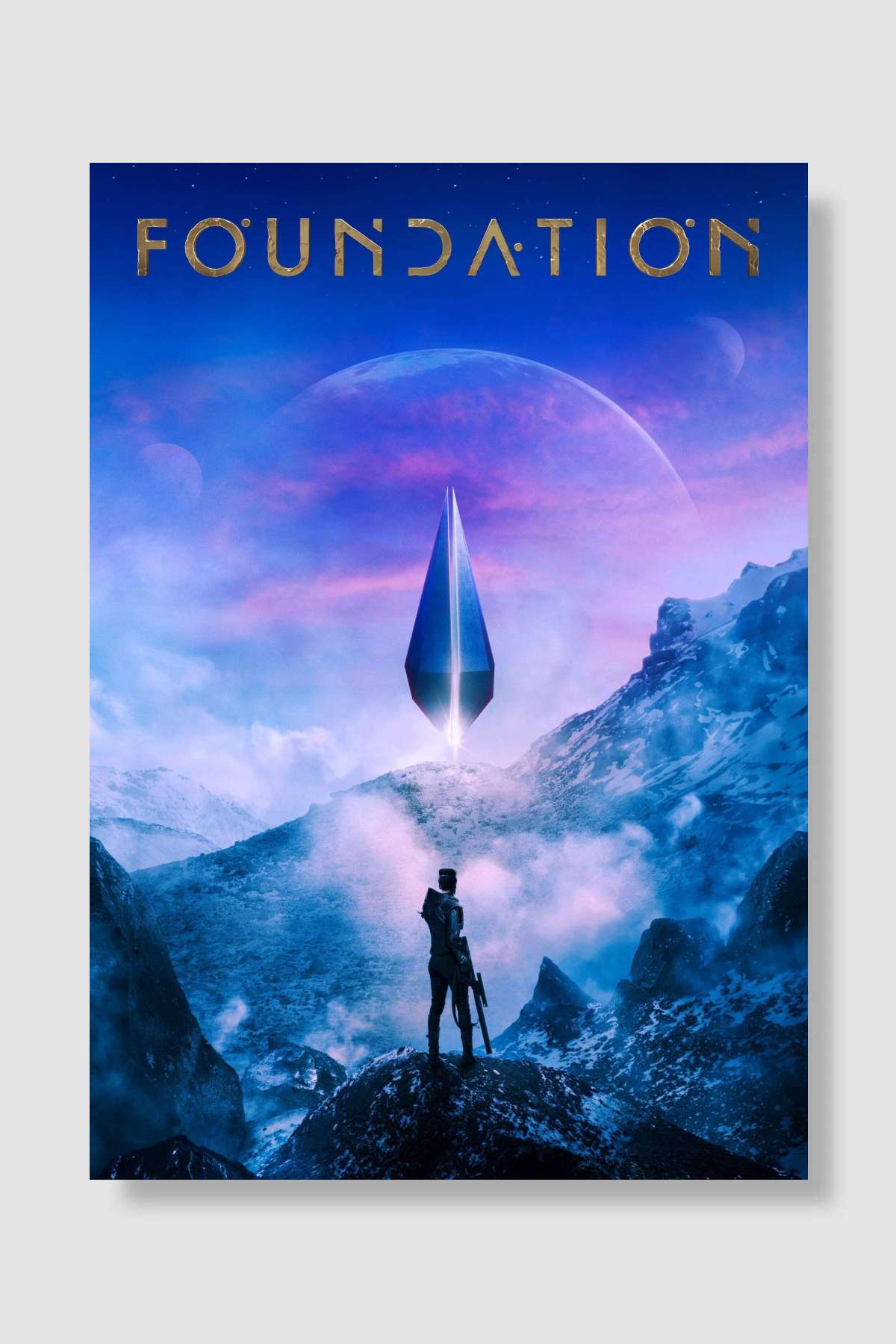 Foundation Dizi Poster Çerçevesiz Yüksek Kalite Dizi Afiş Duvar Poster