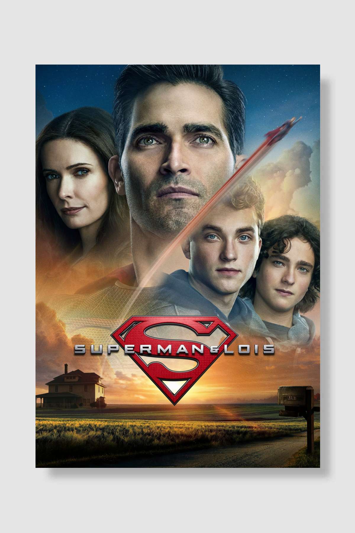 Superman & Lois Dizi Poster Çerçevesiz Yüksek Kalite Dizi Afiş Duvar Poster