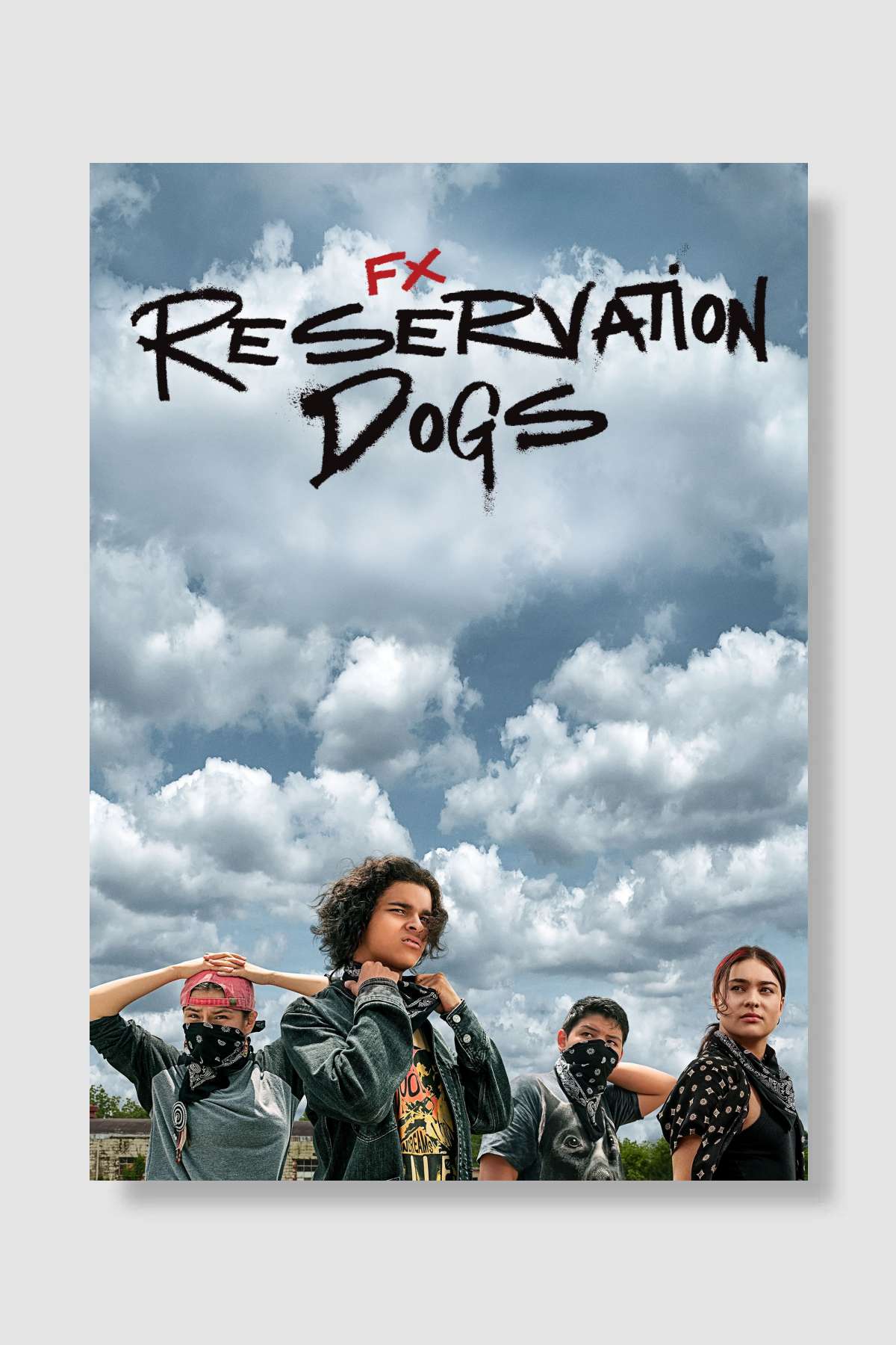 Reservation Dogs Dizi Poster Çerçevesiz Yüksek Kalite Dizi Afiş Duvar Poster