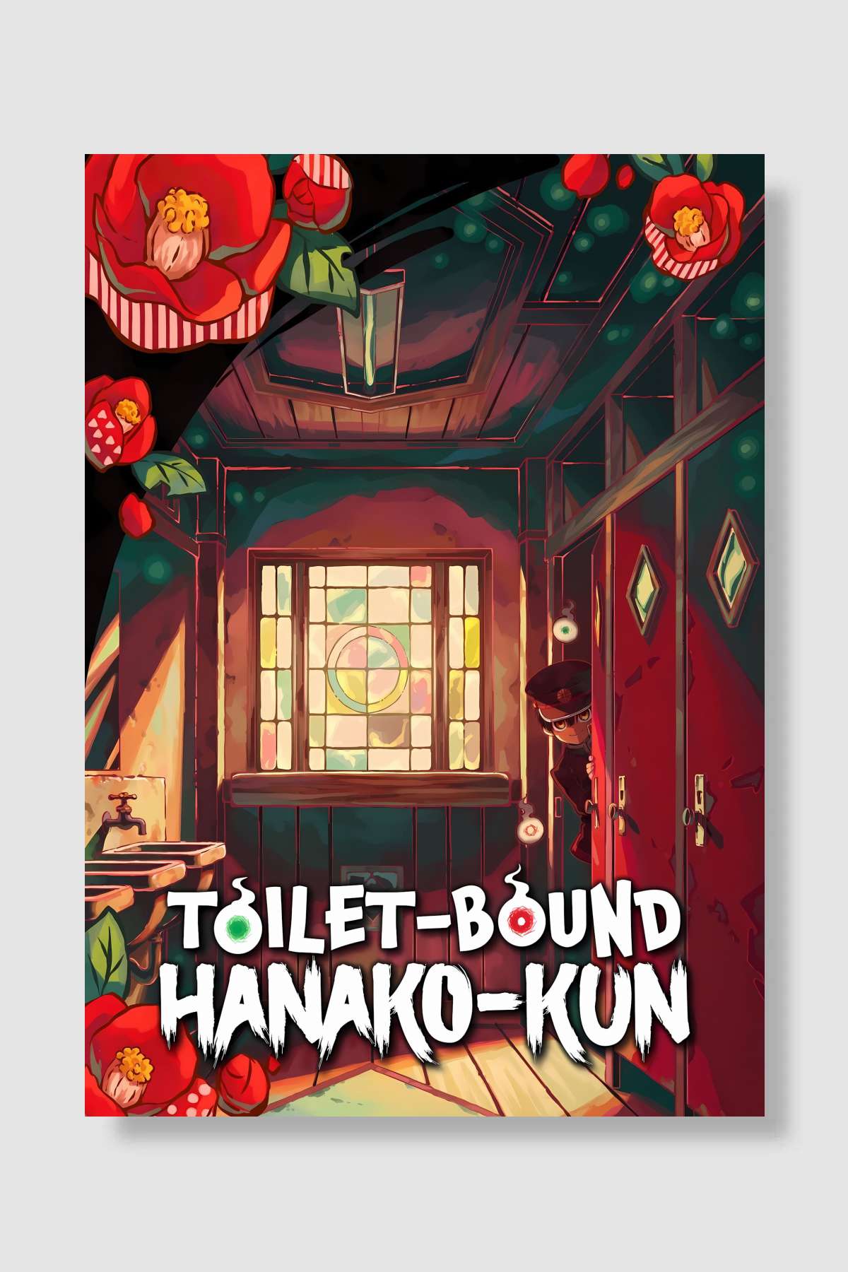 Jibaku Shounen Hanako-kun - 地縛少年花子くん Dizi Poster Çerçevesiz Yüksek Kalite Dizi Afiş Duvar Poster