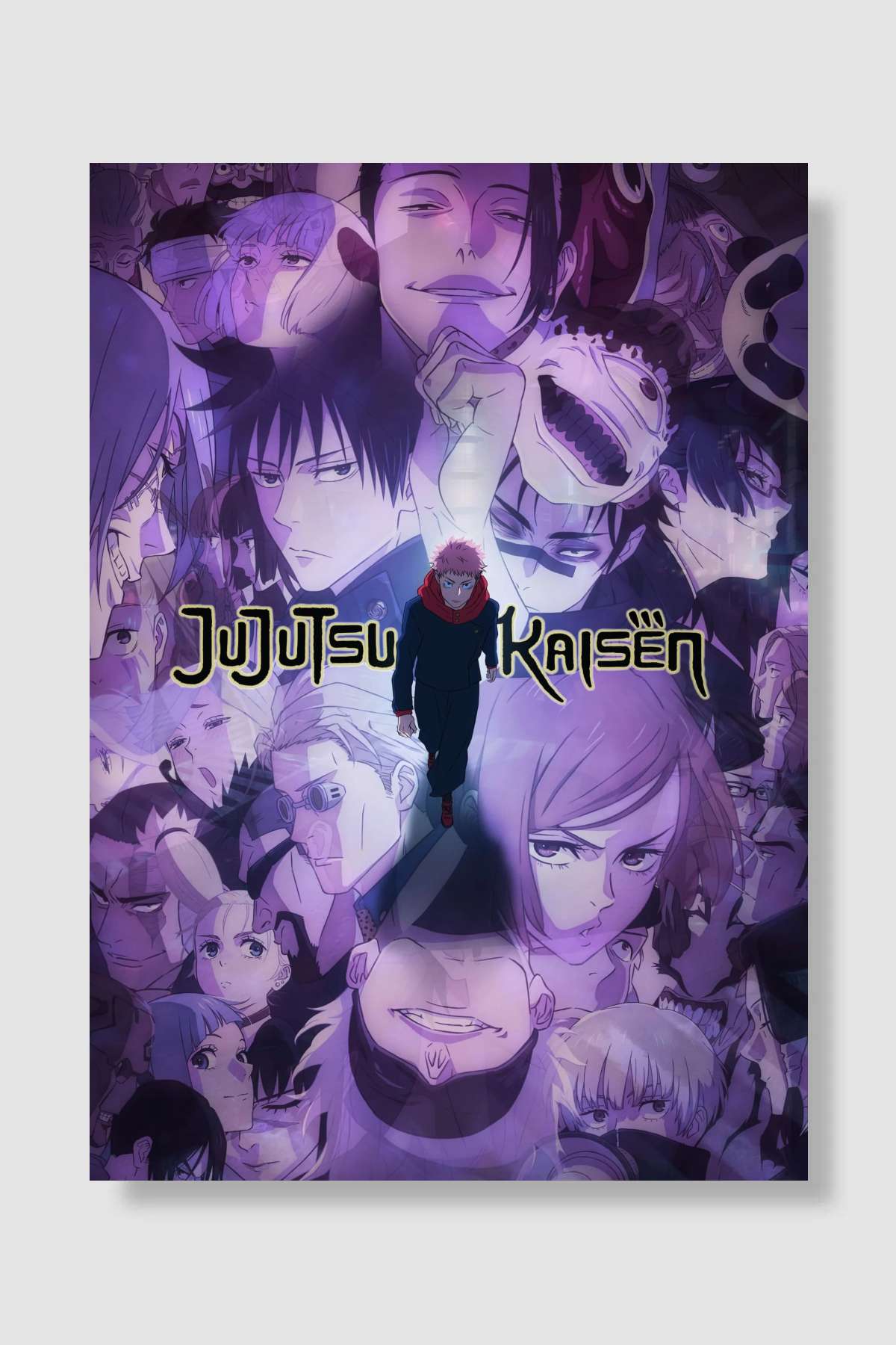 Jujutsu Kaisen - 呪術廻戦 Dizi Poster Çerçevesiz Yüksek Kalite Dizi Afiş Duvar Poster