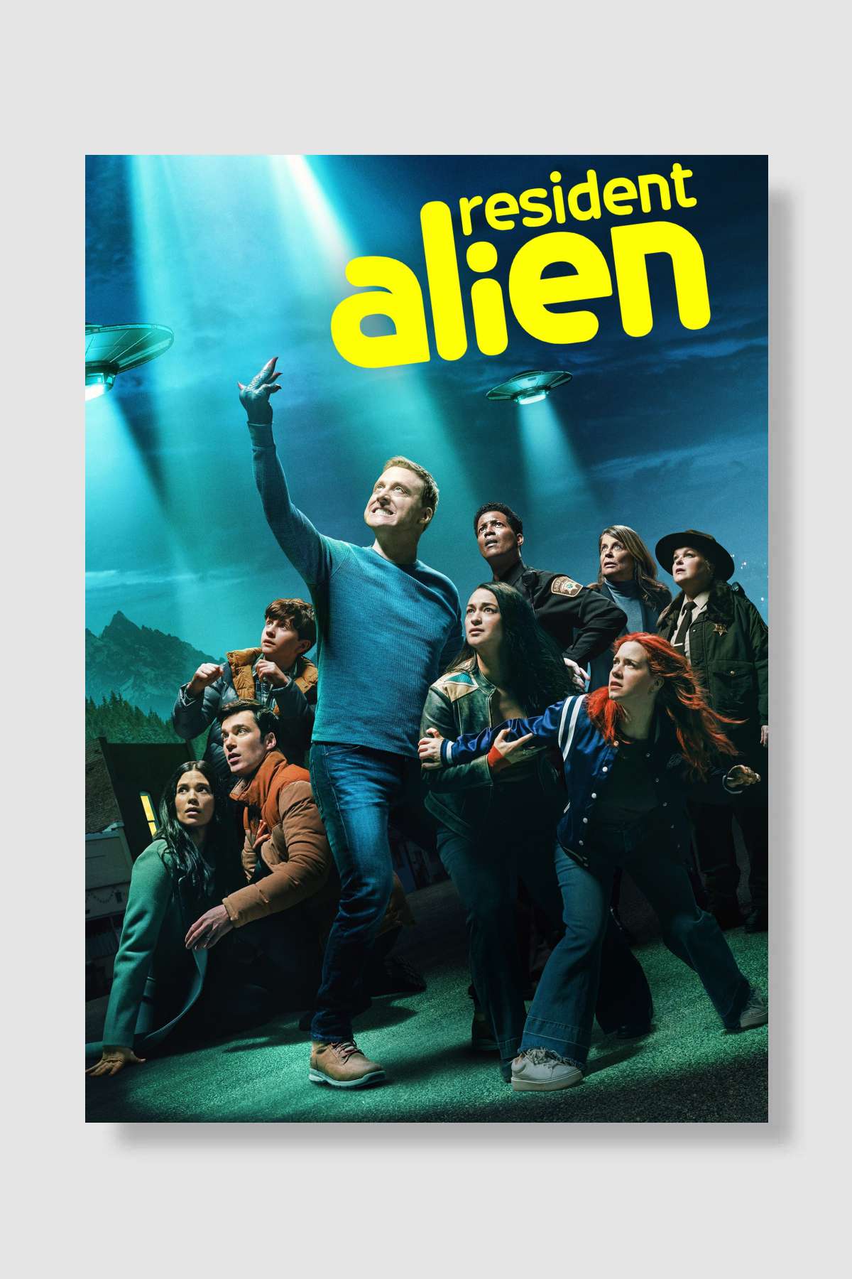 Resident Alien Dizi Poster Çerçevesiz Yüksek Kalite Dizi Afiş Duvar Poster