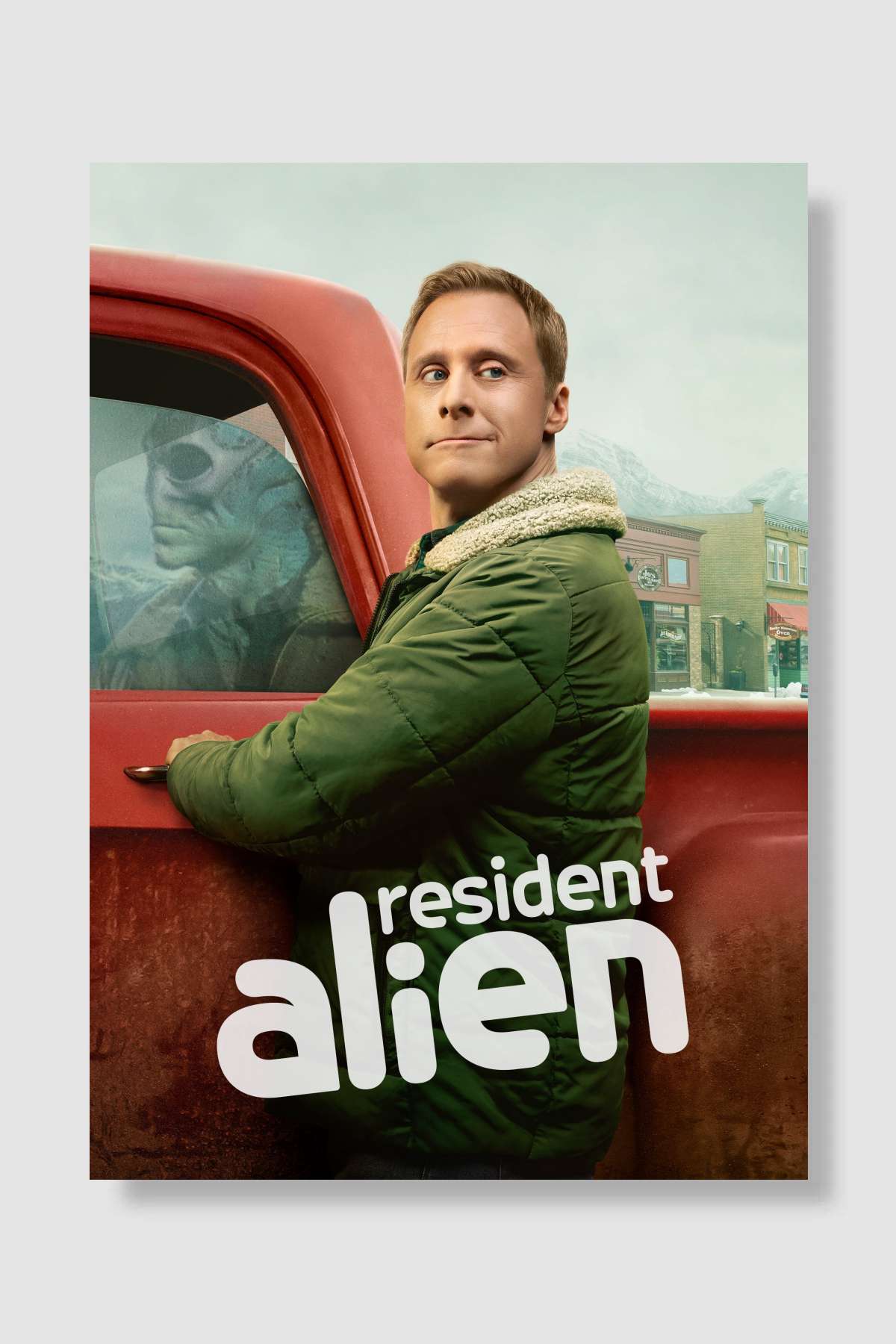 Resident Alien Dizi Poster Çerçevesiz Yüksek Kalite Dizi Afiş Duvar Poster
