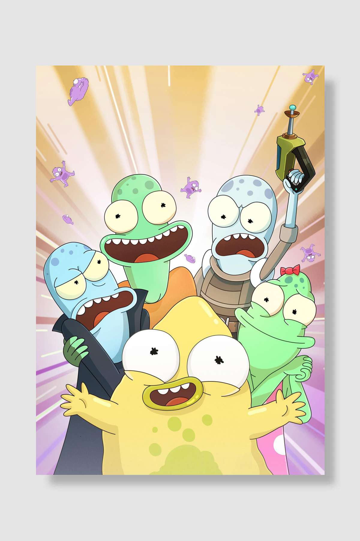 Solar Opposites Dizi Poster Çerçevesiz Yüksek Kalite Dizi Afiş Duvar Poster