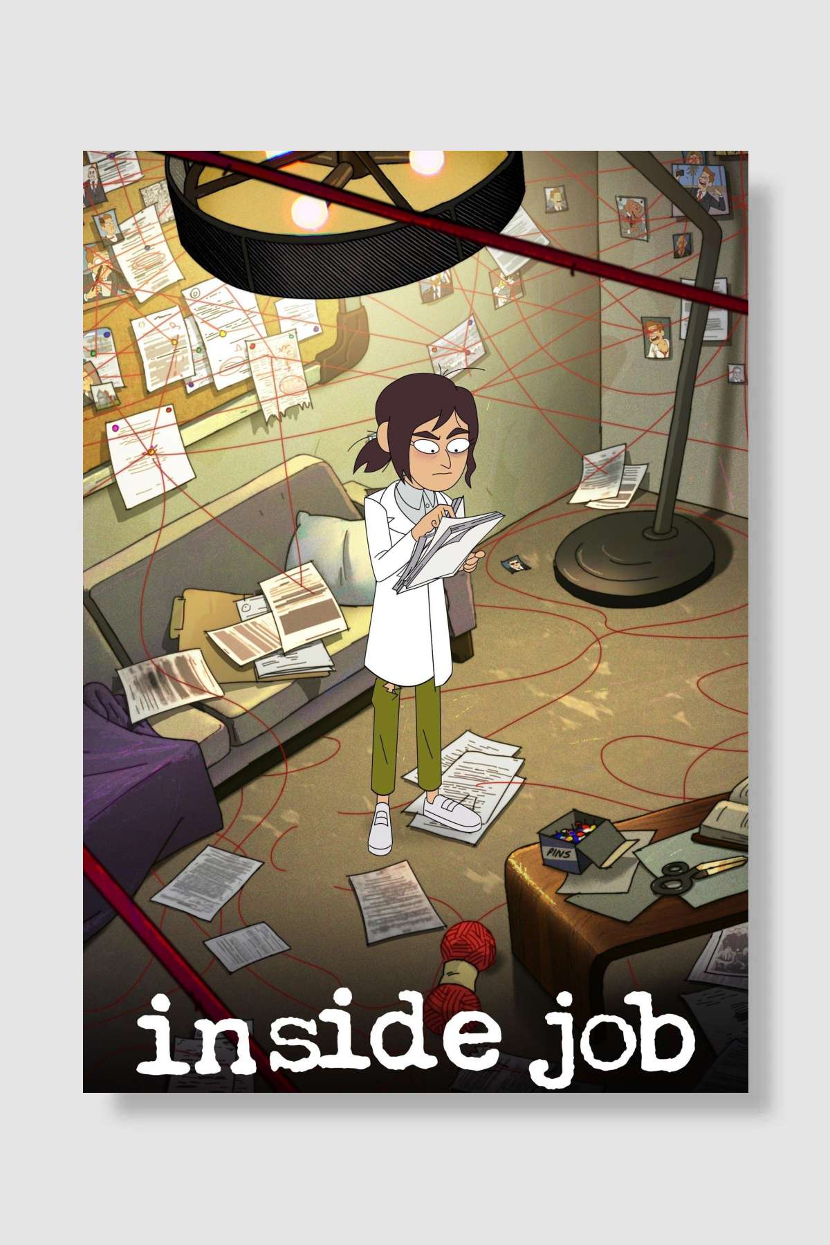 Inside Job Dizi Poster Çerçevesiz Yüksek Kalite Dizi Afiş Duvar Poster