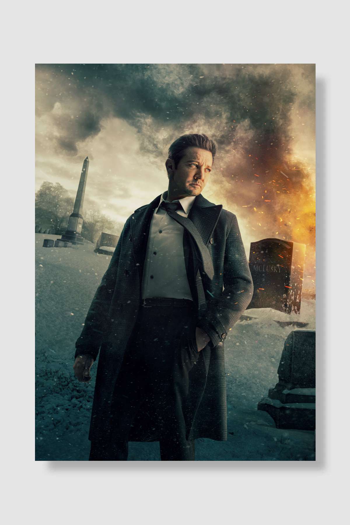 Mayor of Kingstown Dizi Poster Çerçevesiz Yüksek Kalite Dizi Afiş Duvar Poster