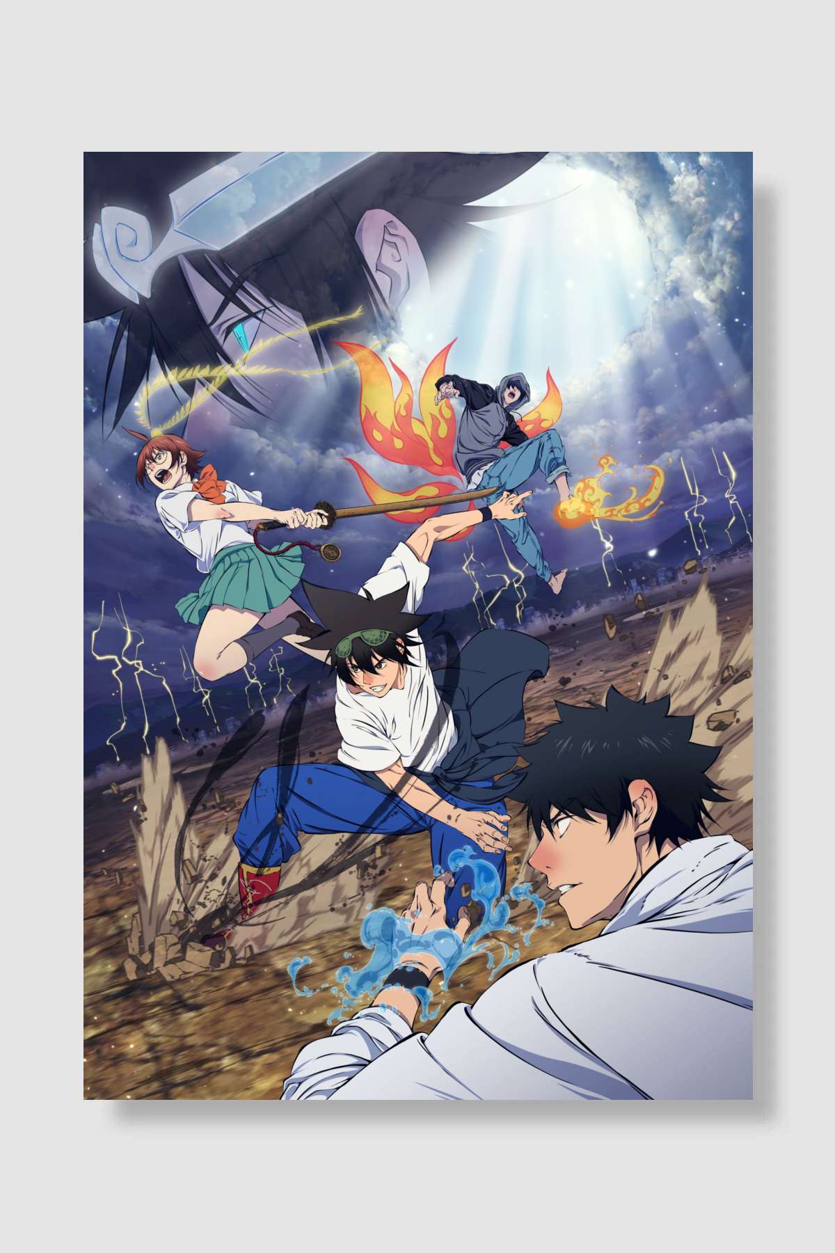 The God of High School - THE GOD OF HIGH SCHOOL ゴッド・オブ・ハイスクール Dizi Poster Çerçevesiz Yüksek Kalite Dizi Afiş Duvar Poster