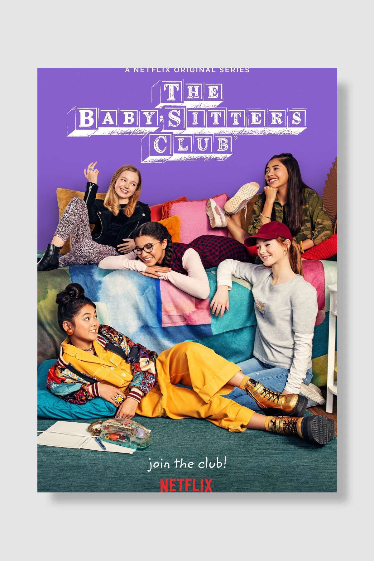 The Baby-Sitters Club Dizi Poster Çerçevesiz Yüksek Kalite Dizi Afiş Duvar Poster