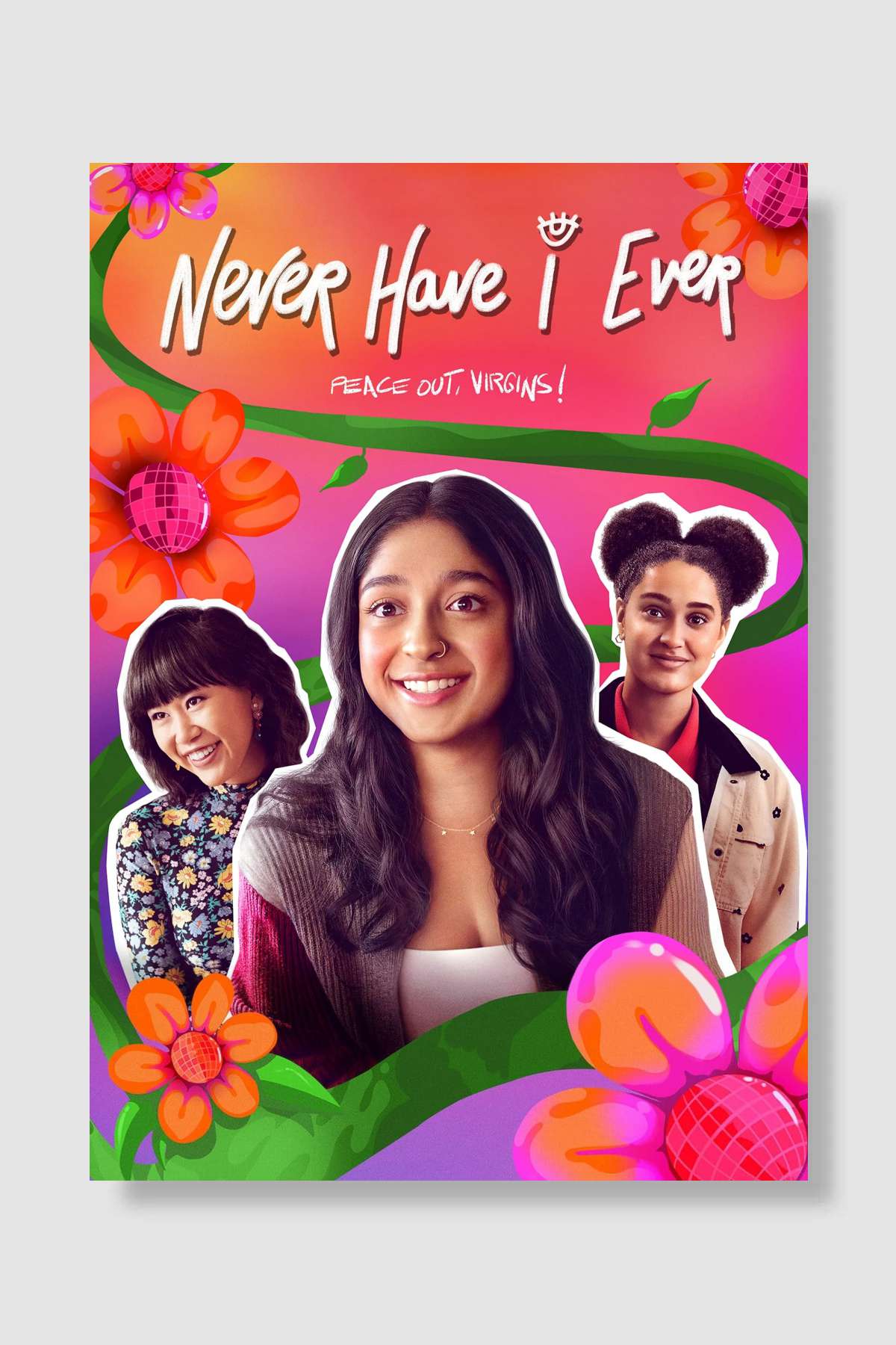 Never Have I Ever Dizi Poster Çerçevesiz Yüksek Kalite Dizi Afiş Duvar Poster