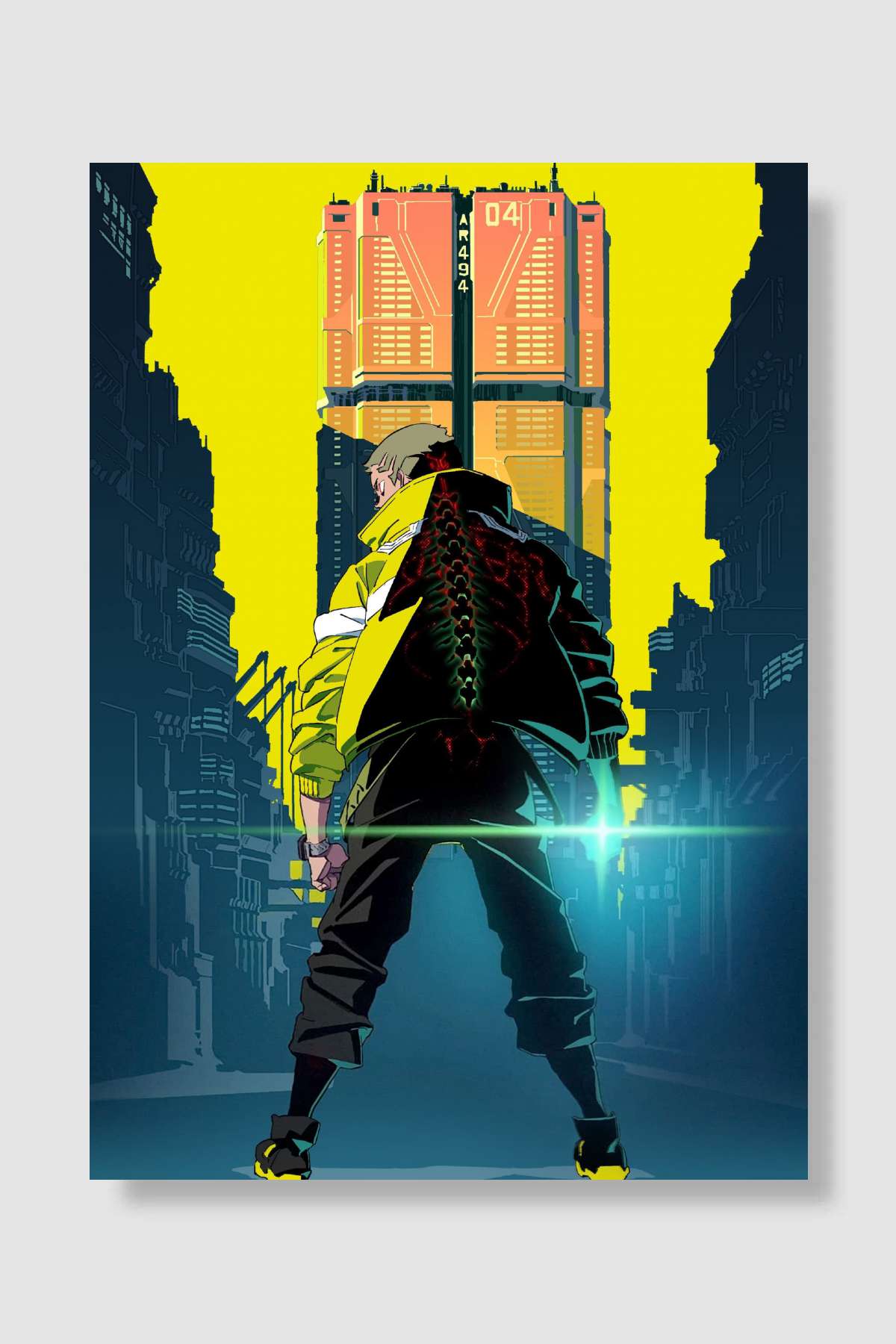 Cyberpunk: Edgerunners - サイバーパンク: エッジランナーズ Dizi Poster Çerçevesiz Yüksek Kalite Dizi Afiş Duvar Poster