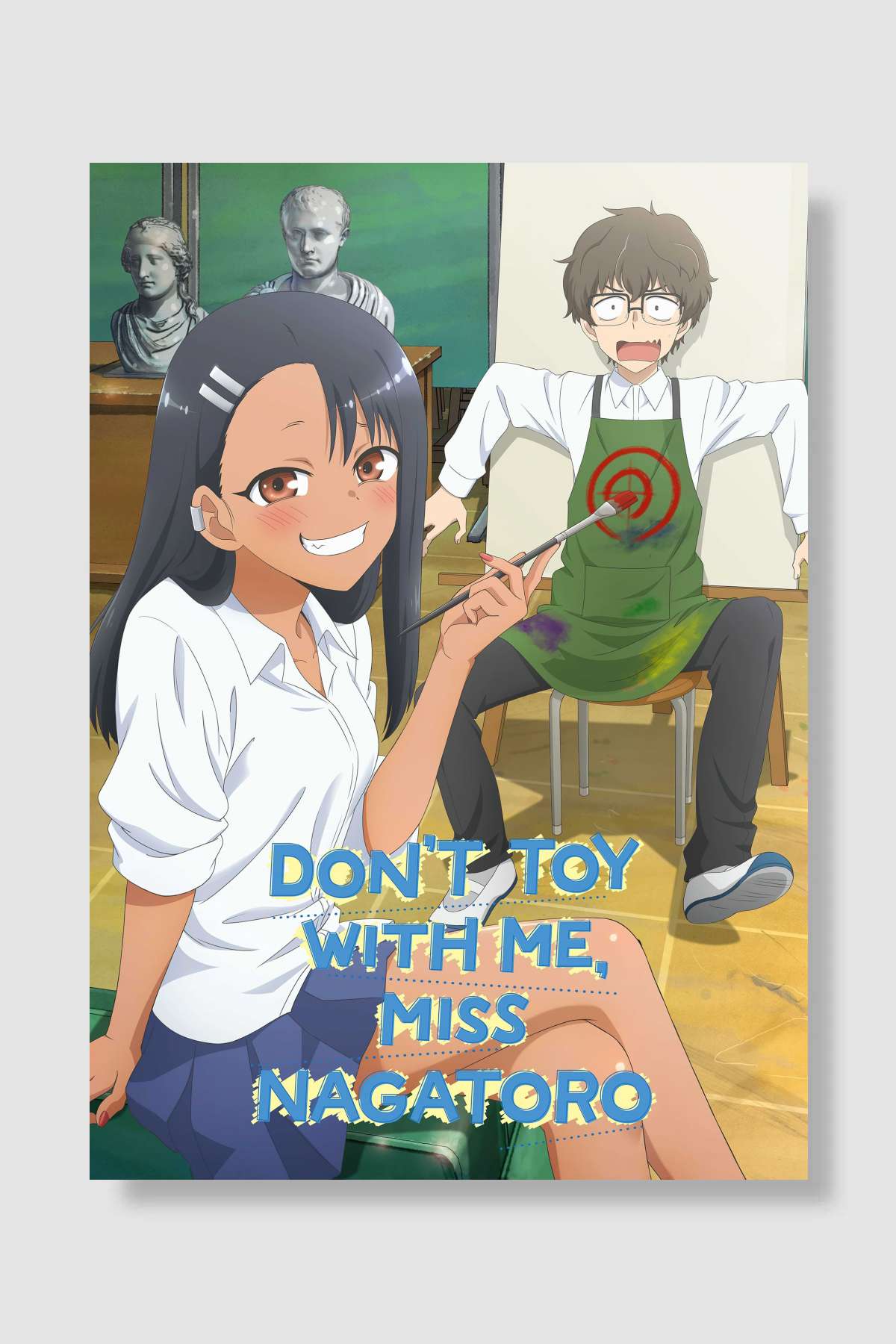 イジらないで、長瀞さん Dizi Poster Çerçevesiz Yüksek Kalite Dizi Afiş Duvar Poster