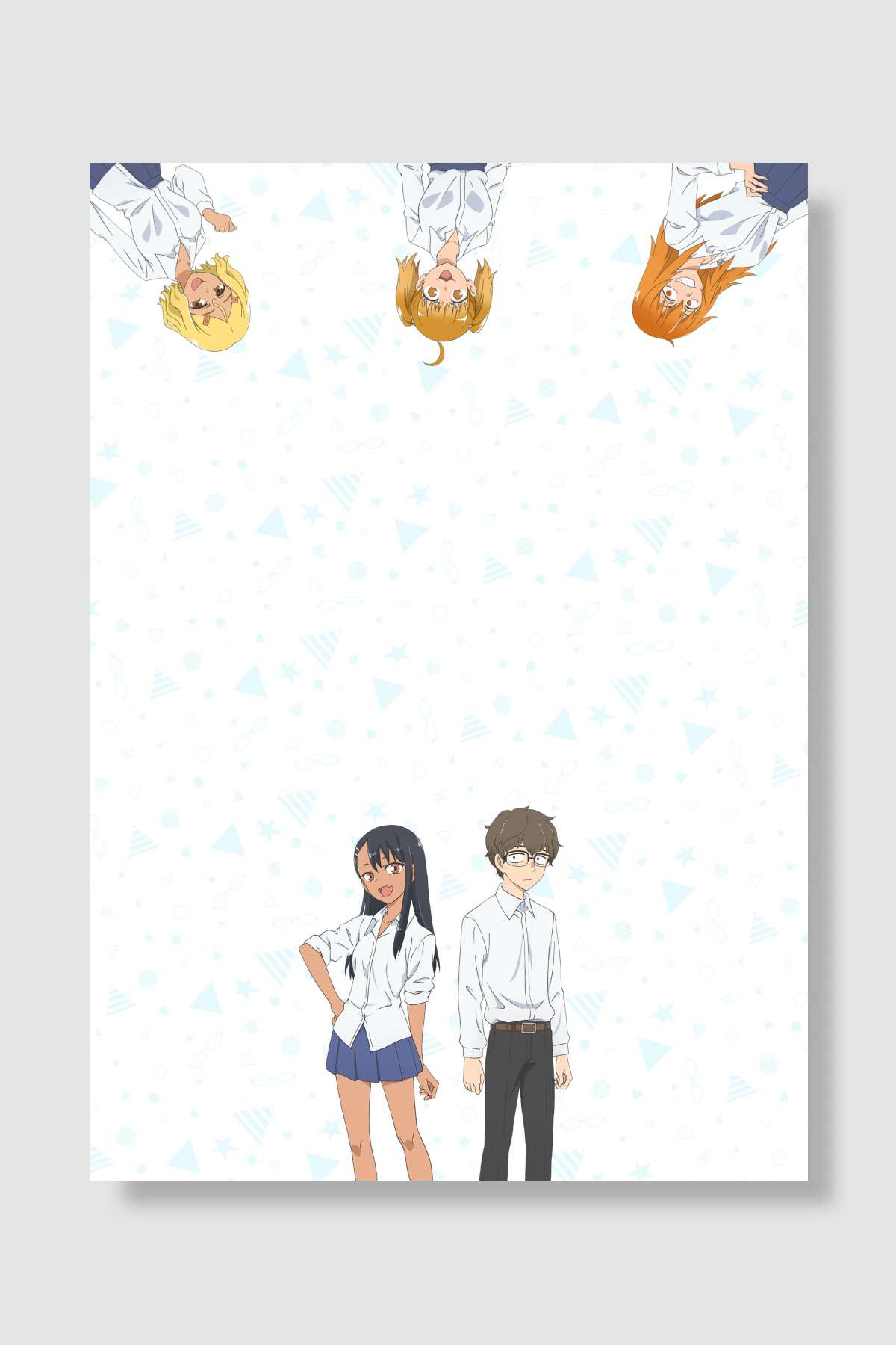 イジらないで、長瀞さん Dizi Poster Çerçevesiz Yüksek Kalite Dizi Afiş Duvar Poster