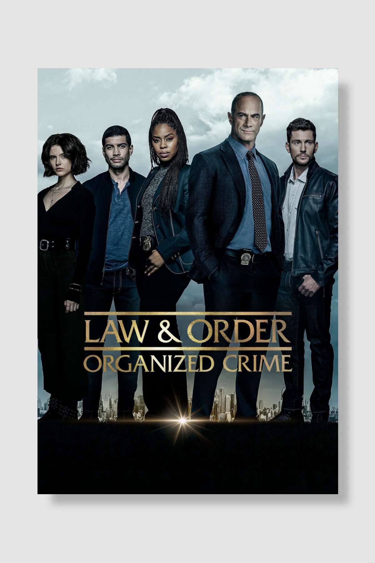 Law & Order: Organized Crime Dizi Poster Çerçevesiz Yüksek Kalite Dizi Afiş Duvar Poster