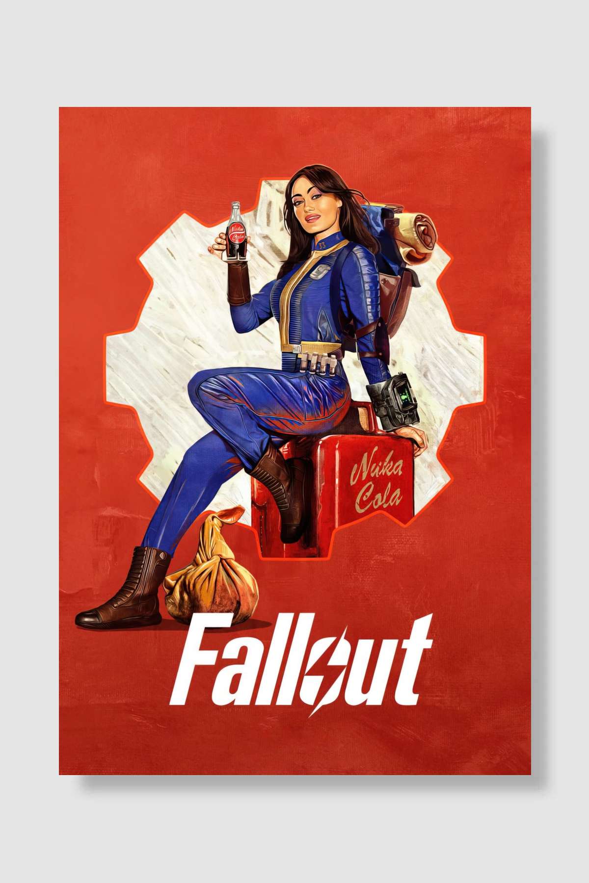 Fallout Dizi Poster Çerçevesiz Yüksek Kalite Dizi Afiş Duvar Poster