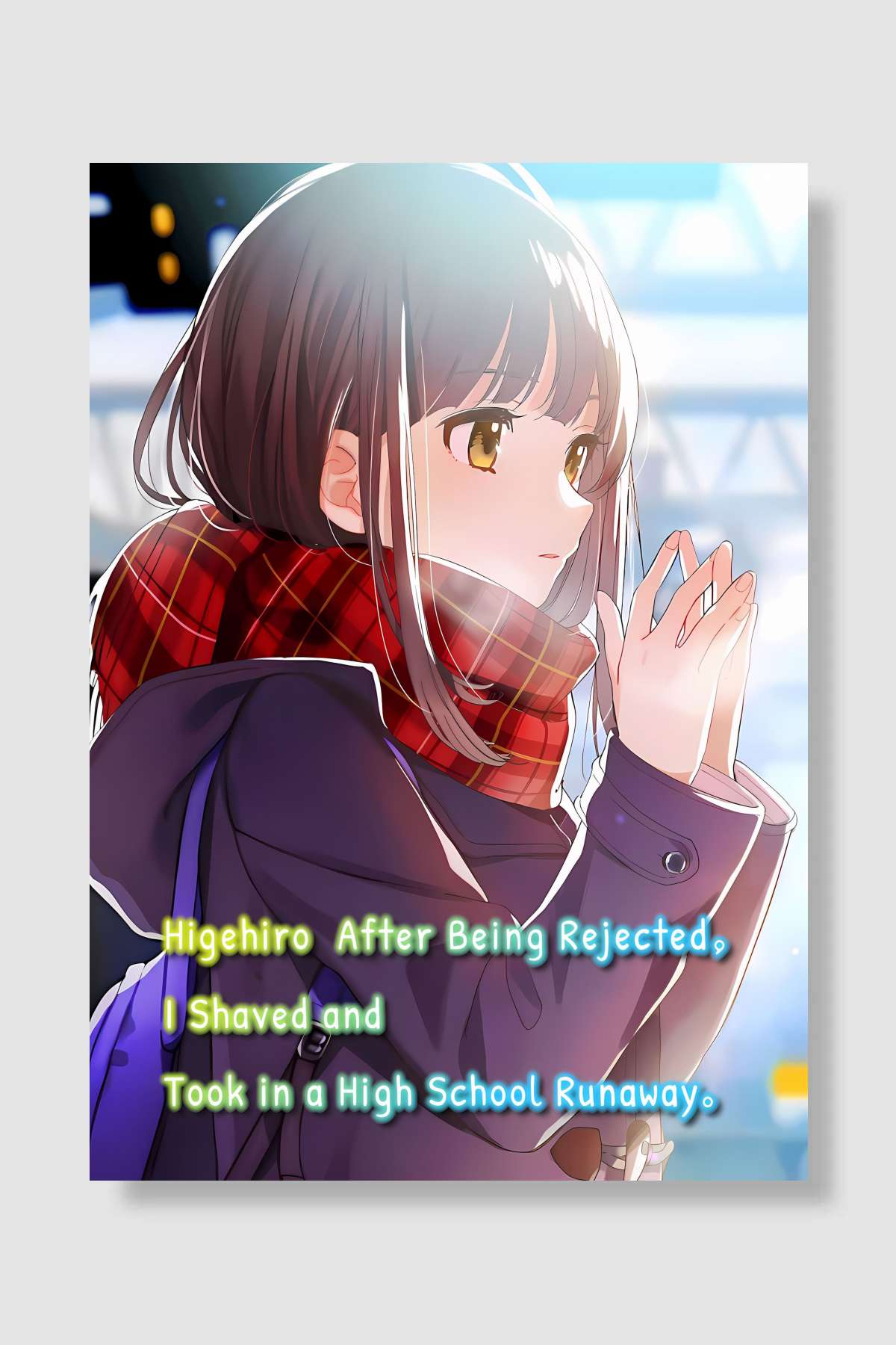 ひげを剃る。そして女子高生を拾う。 Dizi Poster Çerçevesiz Yüksek Kalite Dizi Afiş Duvar Poster