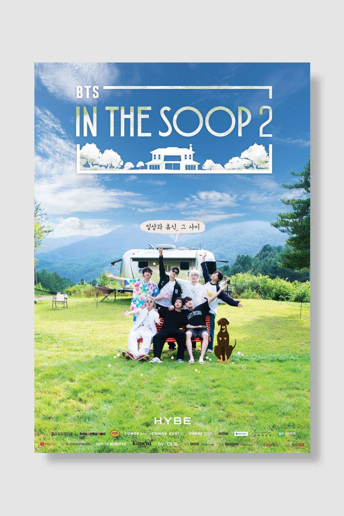 In the SOOP BTS편 Dizi Poster Çerçevesiz Yüksek Kalite Dizi Afiş Duvar Poster
