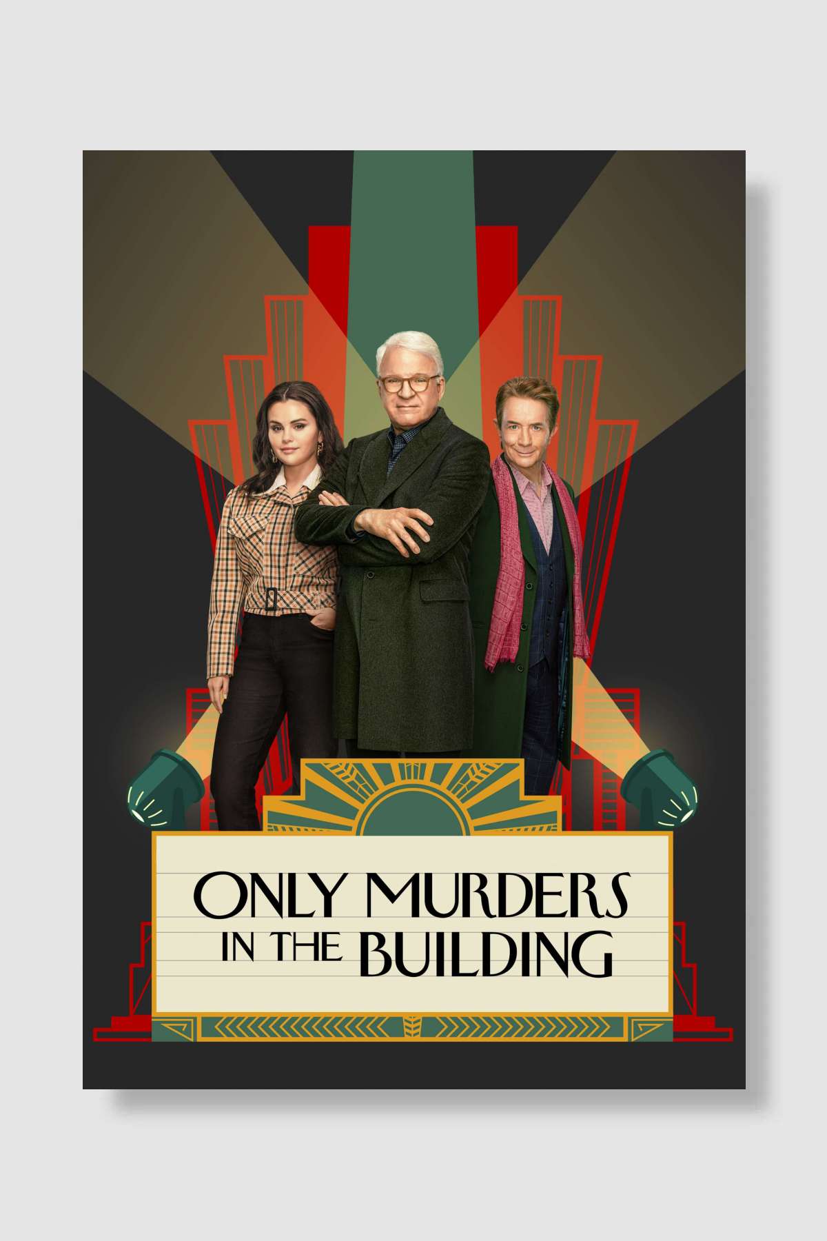 Only Murders in the Building Dizi Poster Çerçevesiz Yüksek Kalite Dizi Afiş Duvar Poster