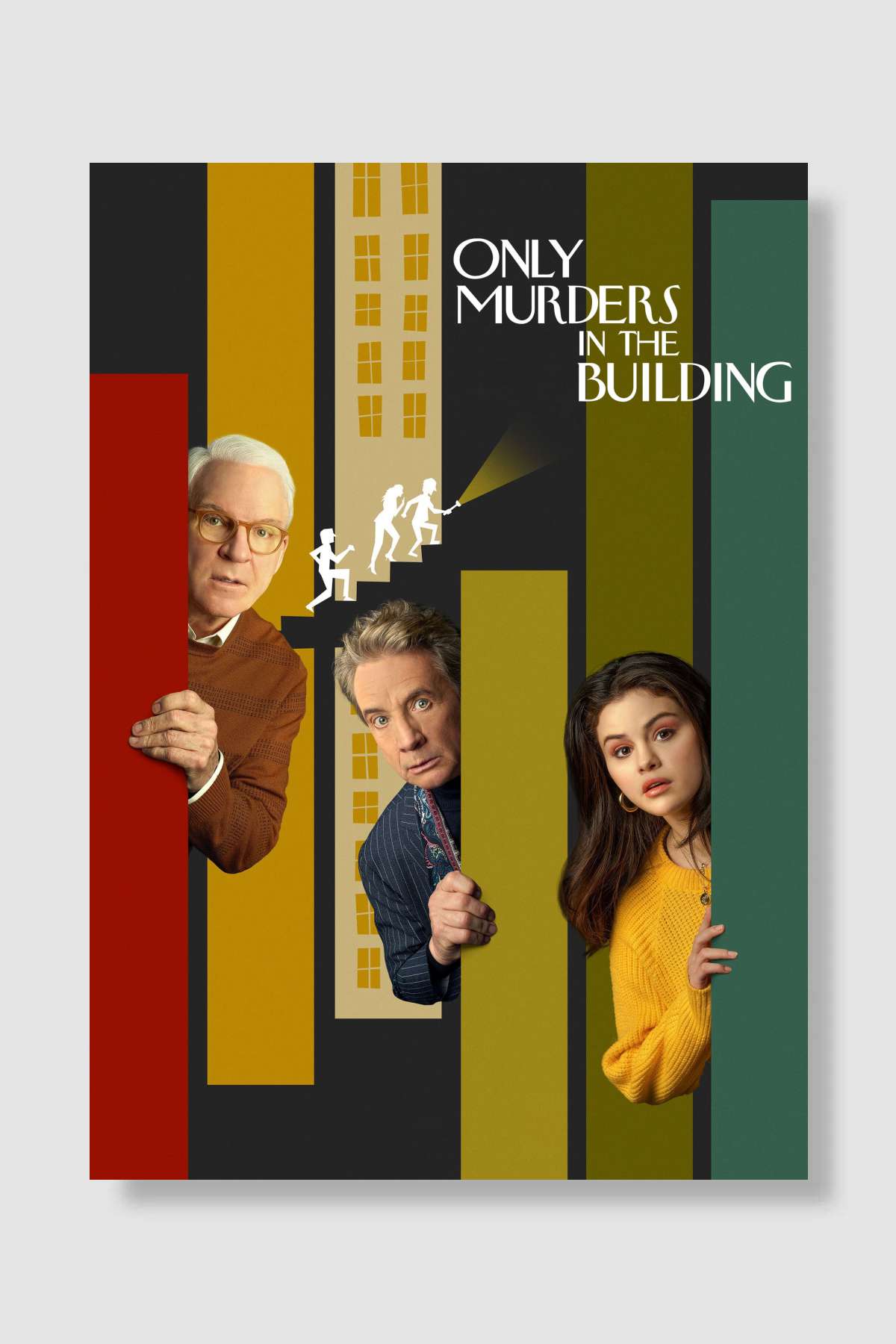Only Murders in the Building Dizi Poster Çerçevesiz Yüksek Kalite Dizi Afiş Duvar Poster