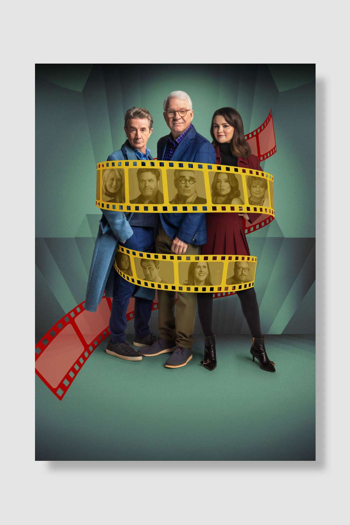 Only Murders in the Building Dizi Poster Çerçevesiz Yüksek Kalite Dizi Afiş Duvar Poster