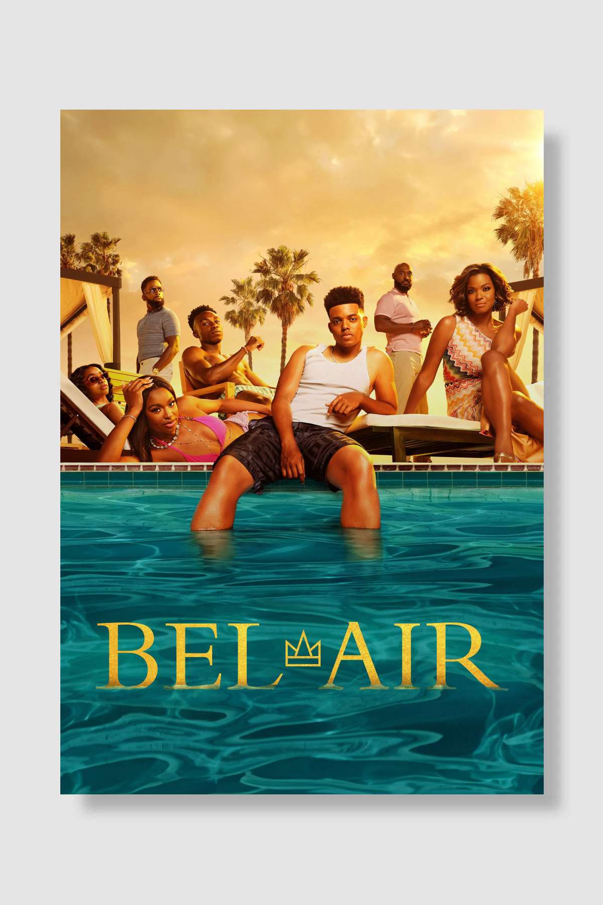 Bel-Air Dizi Poster Çerçevesiz Yüksek Kalite Dizi Afiş Duvar Poster