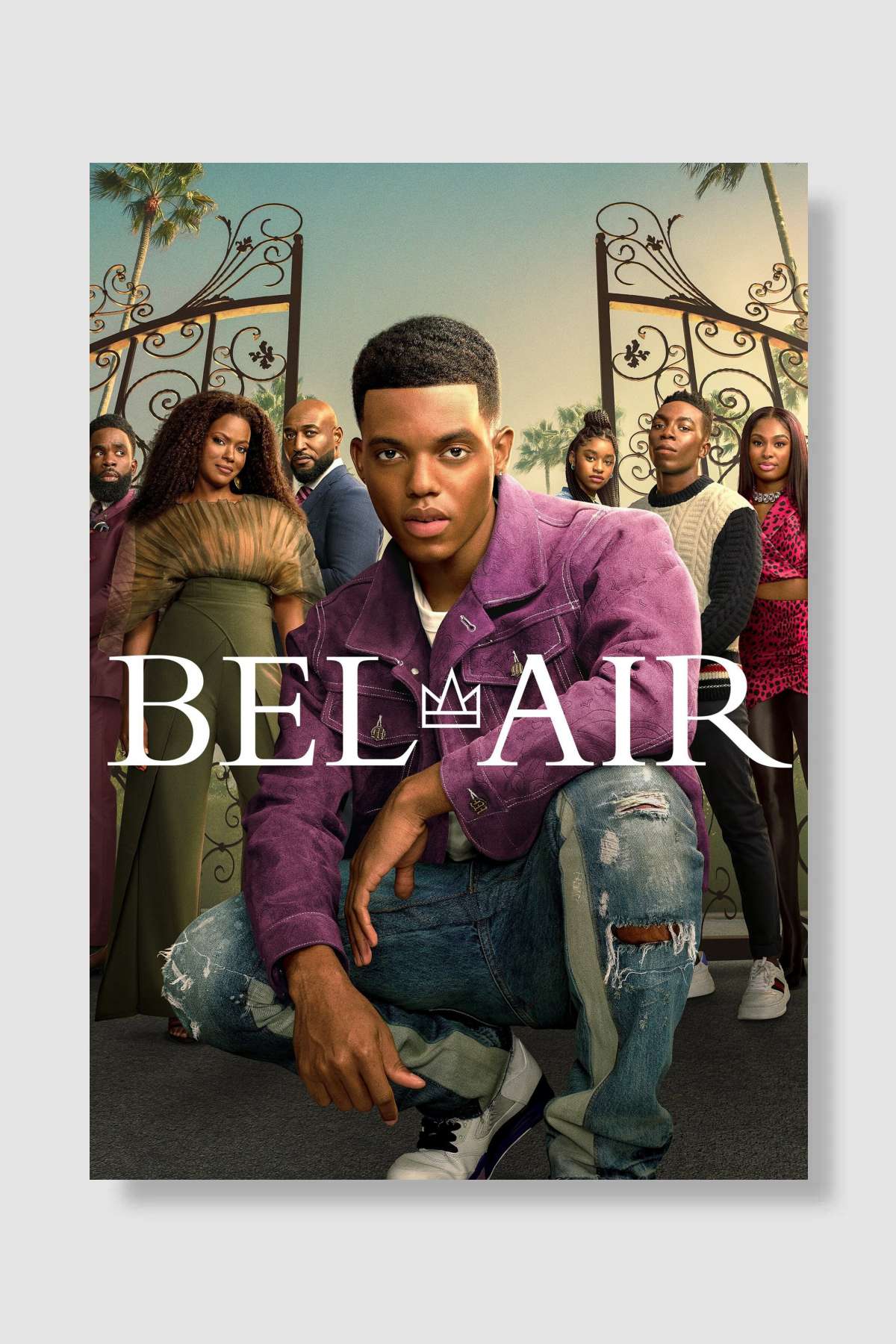 Bel-Air Dizi Poster Çerçevesiz Yüksek Kalite Dizi Afiş Duvar Poster