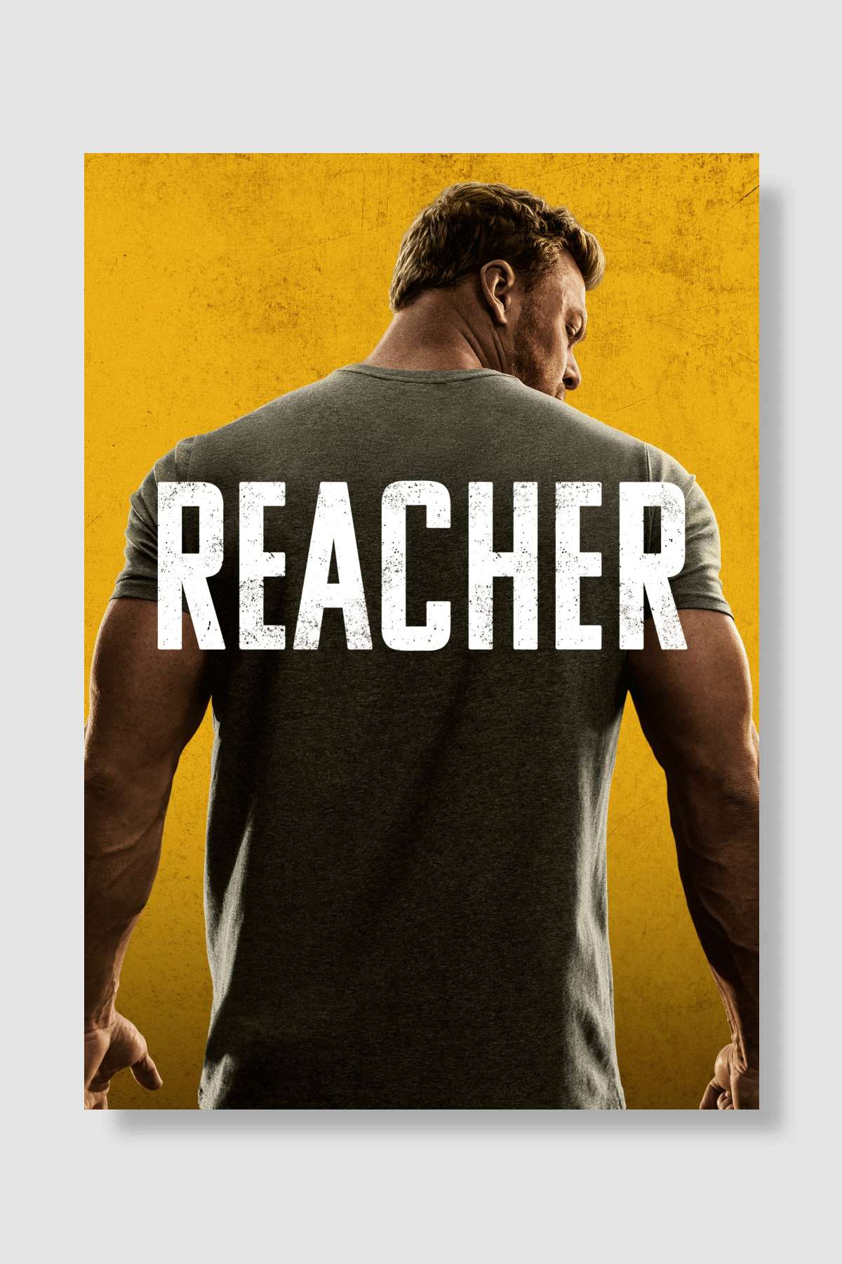 Reacher Dizi Poster Çerçevesiz Yüksek Kalite Dizi Afiş Duvar Poster