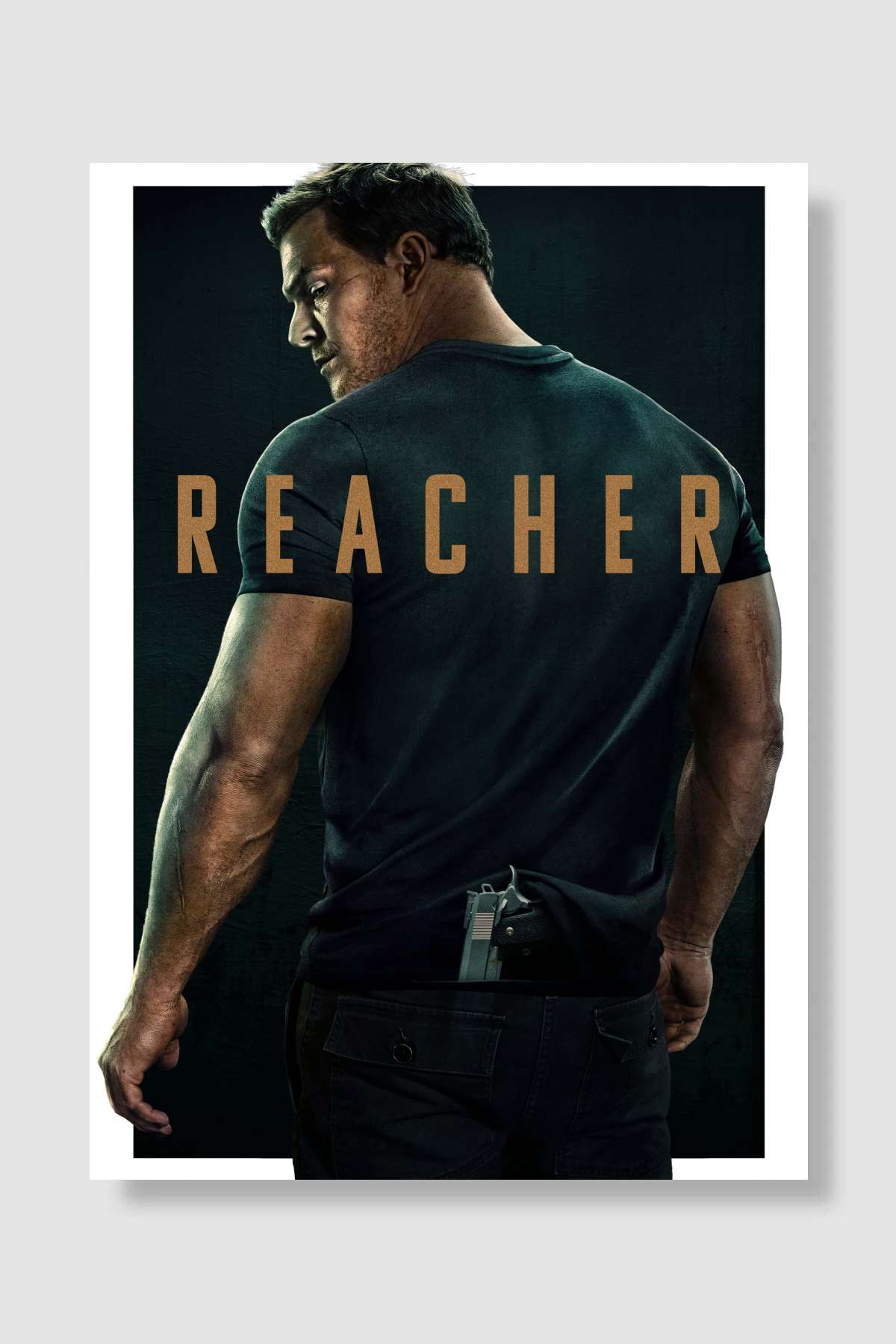 Reacher Dizi Poster Çerçevesiz Yüksek Kalite Dizi Afiş Duvar Poster