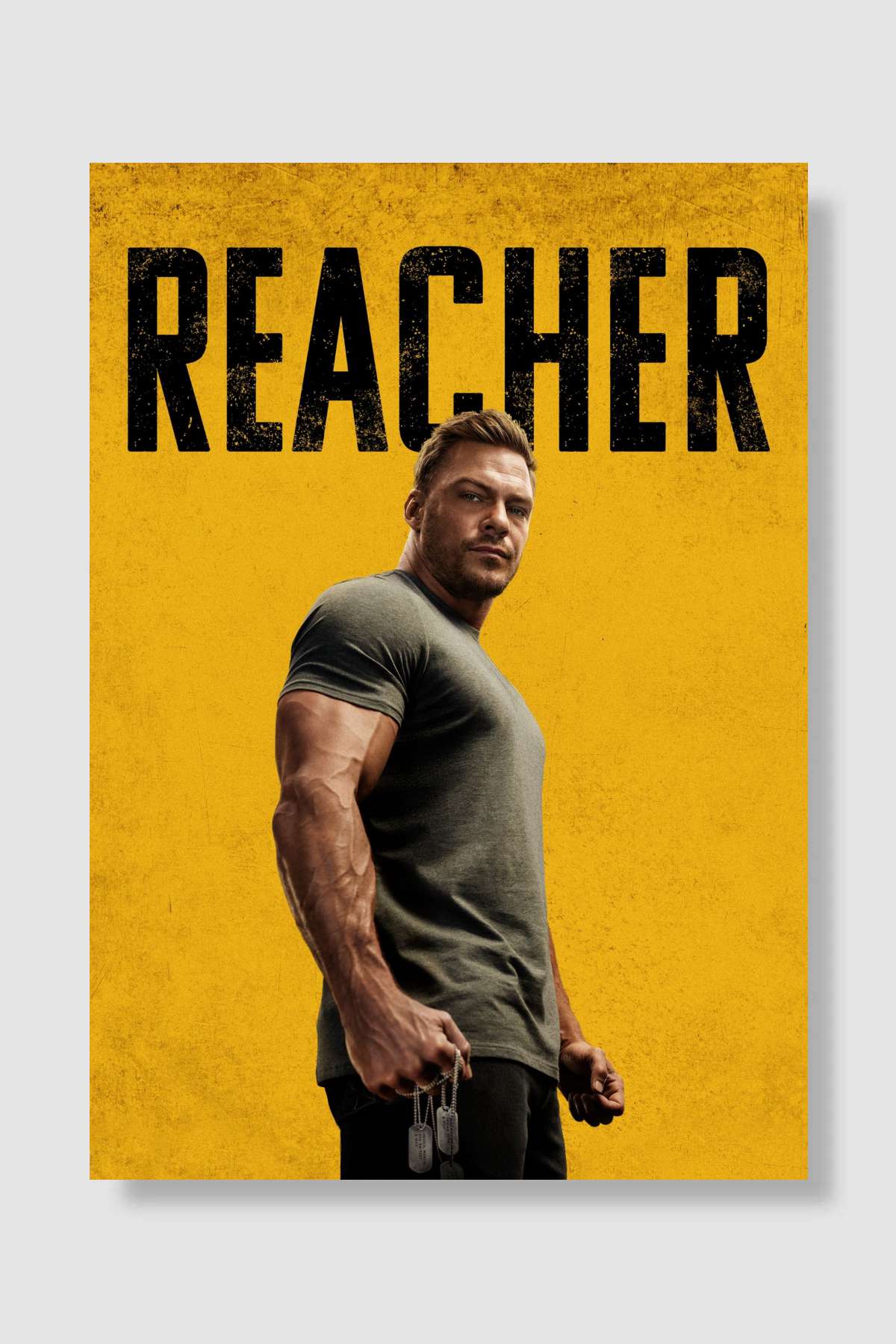 Reacher Dizi Poster Çerçevesiz Yüksek Kalite Dizi Afiş Duvar Poster