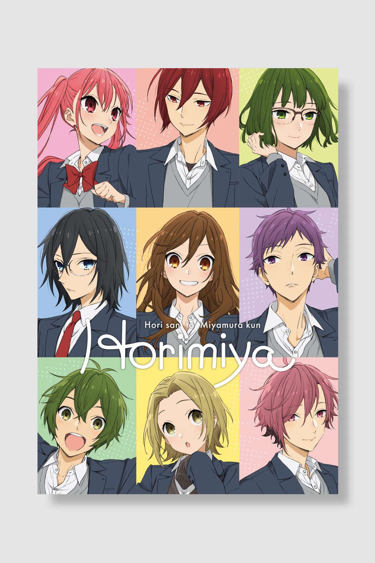 ホリミヤ Dizi Poster Çerçevesiz Yüksek Kalite Dizi Afiş Duvar Poster